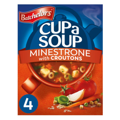 Cup a Soup Minestrone with Croutons 4 Instant Soup Sachets 94g thumbnail 3