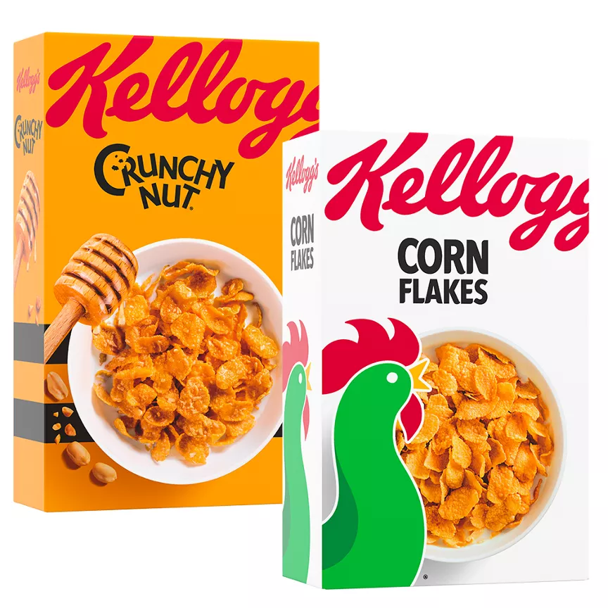 Kellogg's Cornflakes & Crunchy Nut Bundle