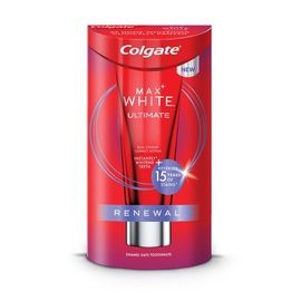 Colgate Max White Ultimate Renewal At Home Teeth Whitening Toothpaste thumbnail 2