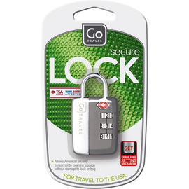 Go Travel Travel Sentry Padlock - Image 1