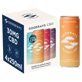 Goodrays CBD Drinks - Four Flavour Mixpack - Image 1