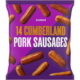 Iceland 14 (Approx.) Cumberland Sausages 700g - Image 1