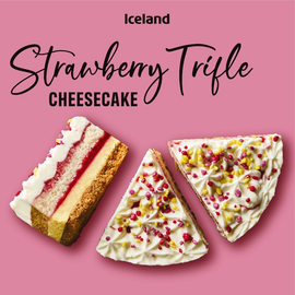 Iceland Strawberry Trifle Cheesecake 445g - Image 1