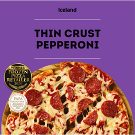 Iceland Thin Crust Pepperoni 314g - Image 1