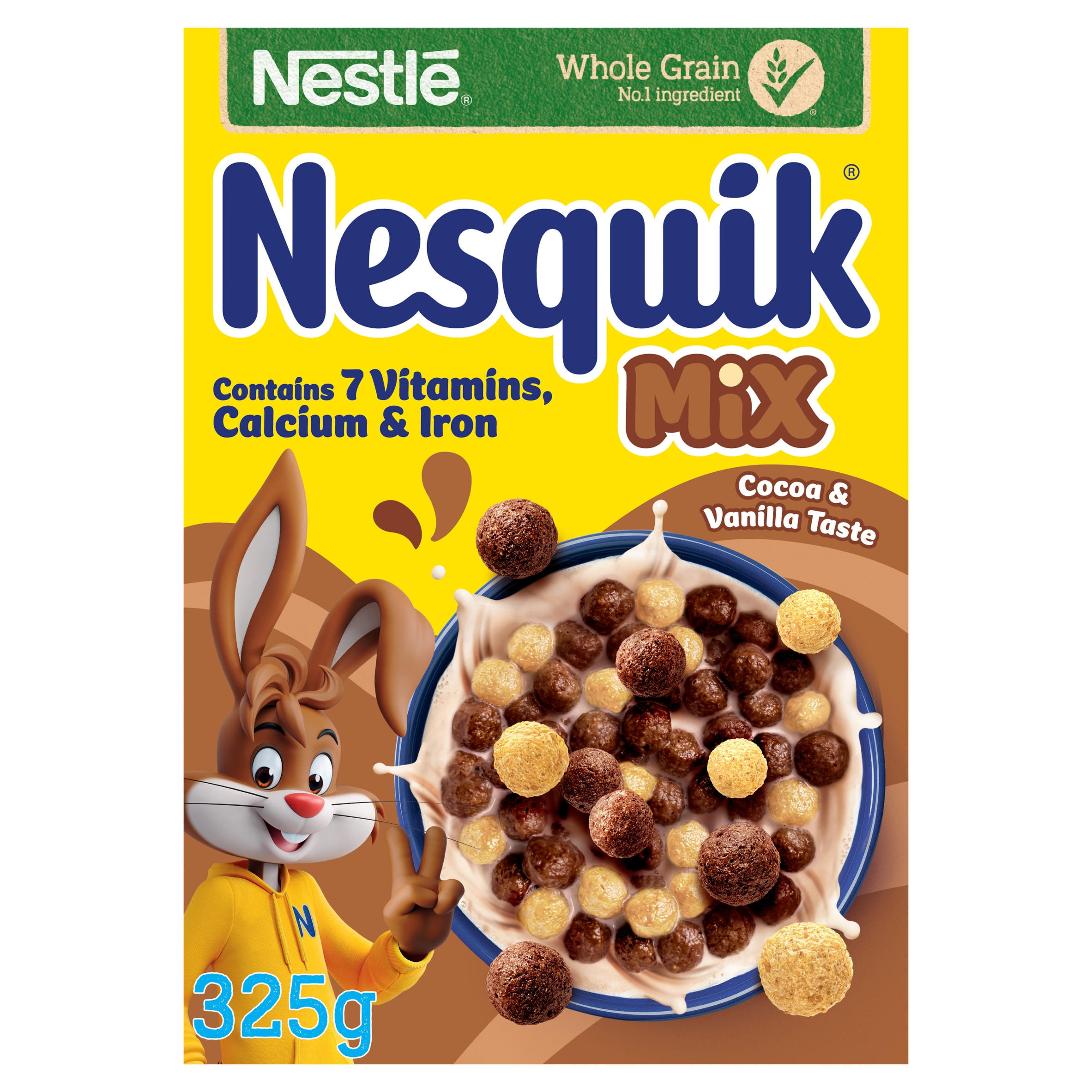 Nestlé Nesquik Mix Chocolate and Vanilla Cereal 325g