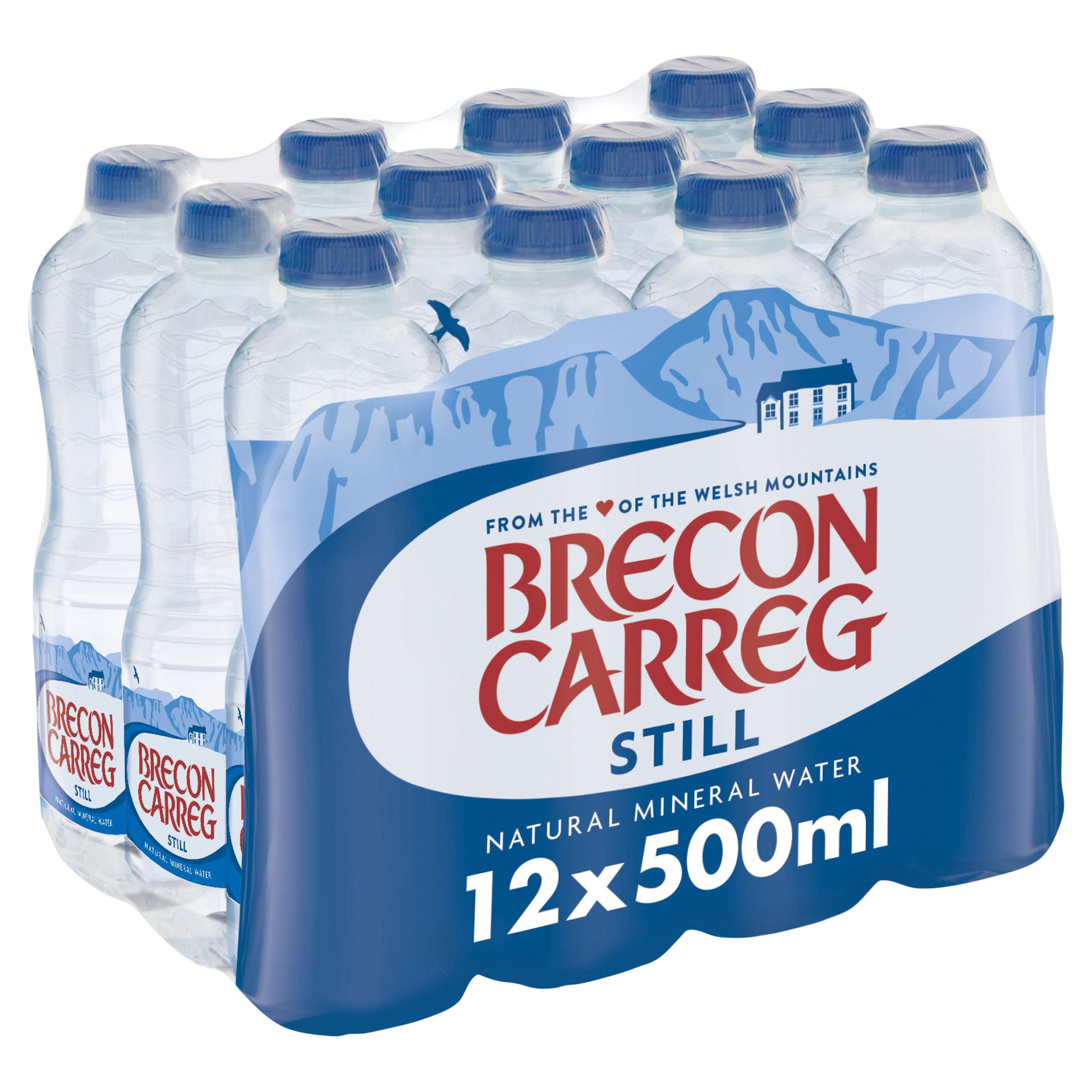 Brecon Carreg Still Natural Mineral Water 12 x 500ml