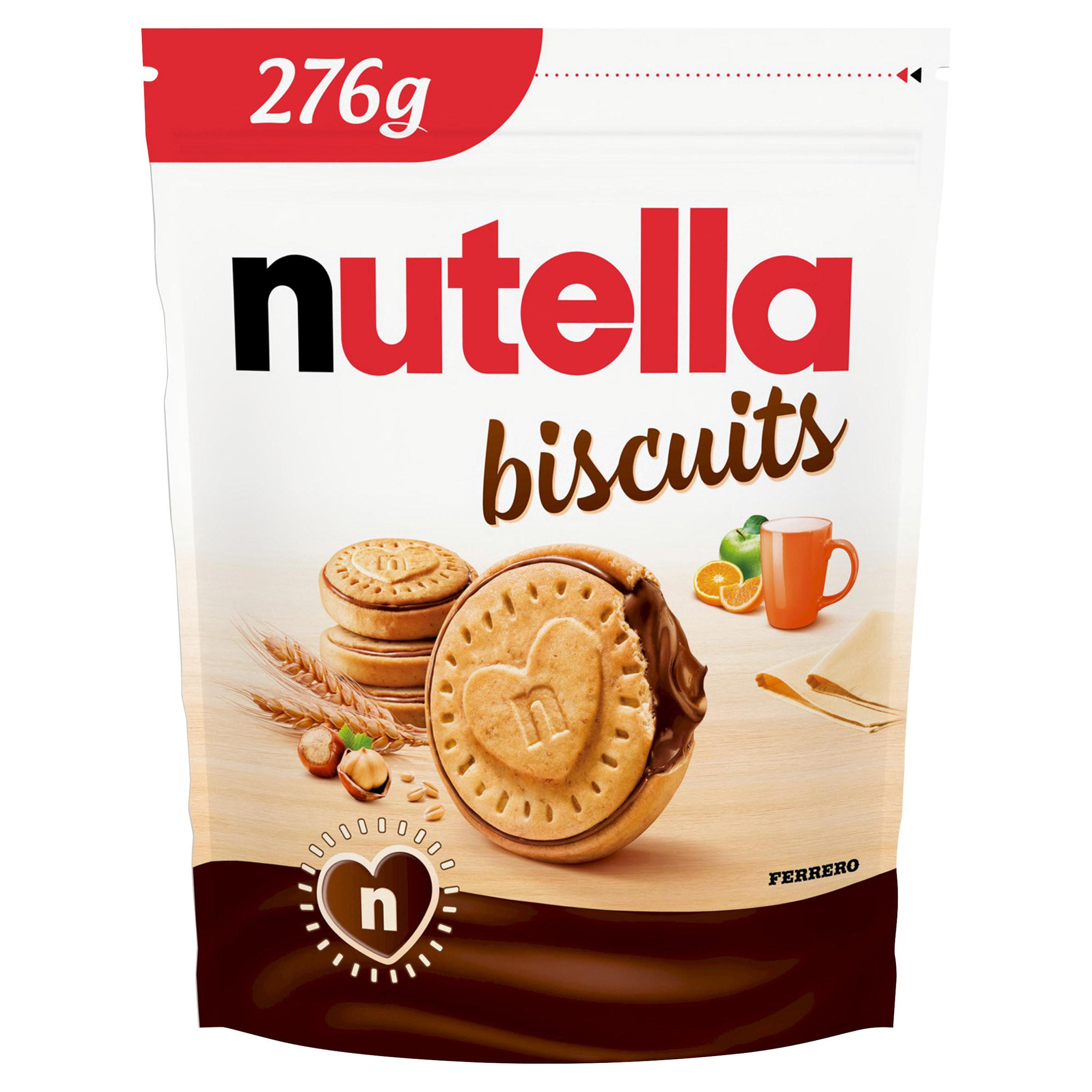 Nutella Biscuits 20 Pieces 276g - Crunchy Biscuits filled with Nutella