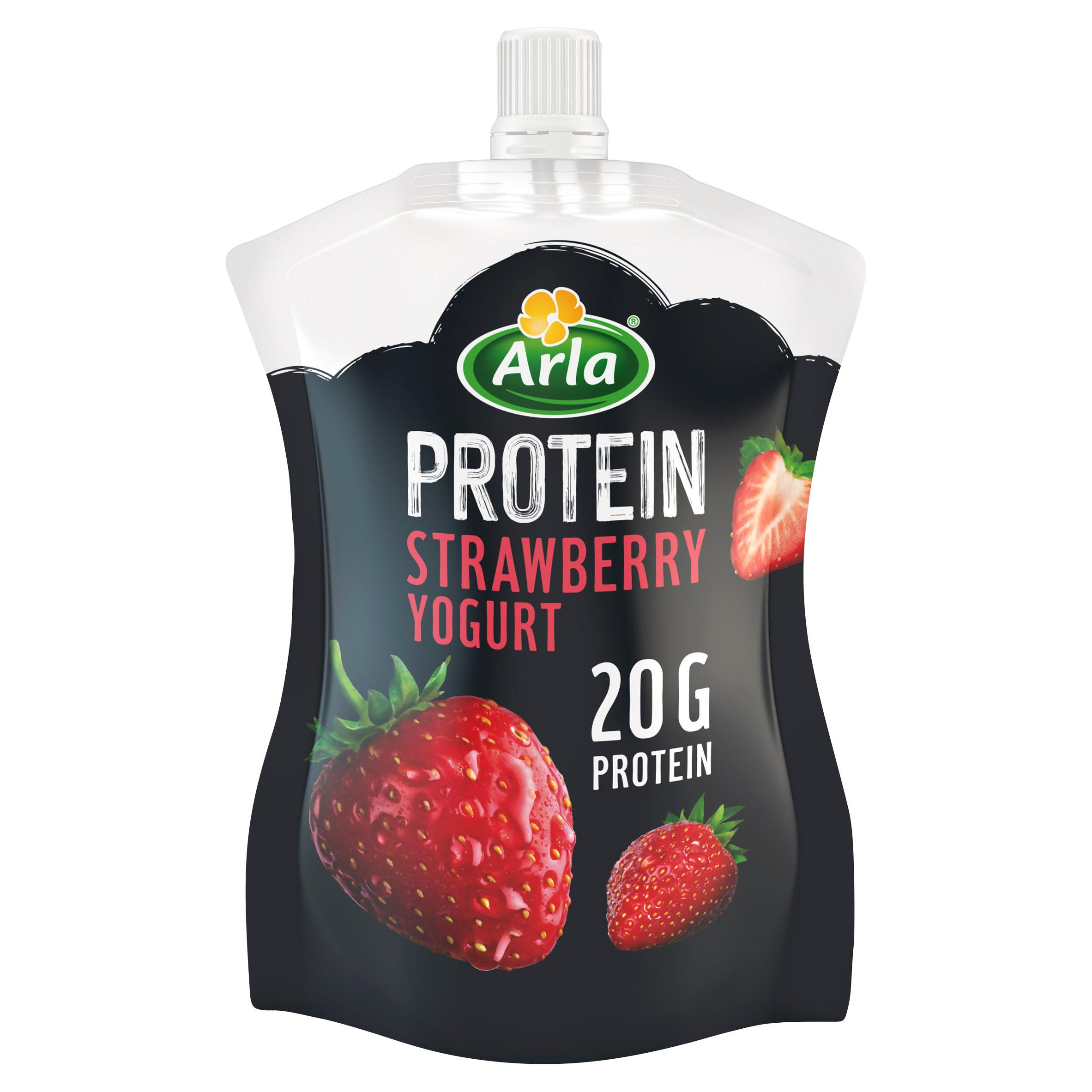 Arla Protein Strawberry Yogurt Pouch 200g
