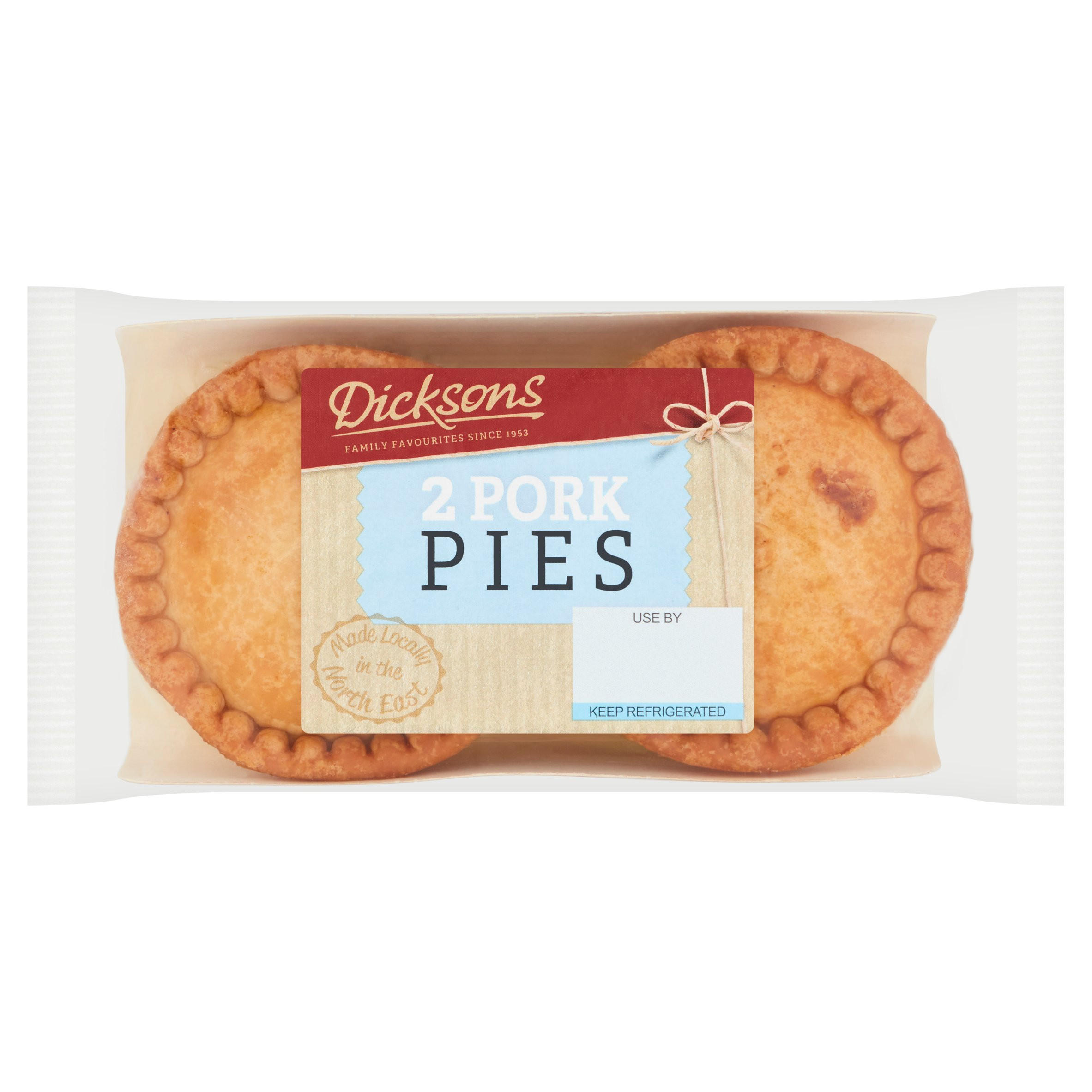 Dicksons Pork Pies 2 x 128g