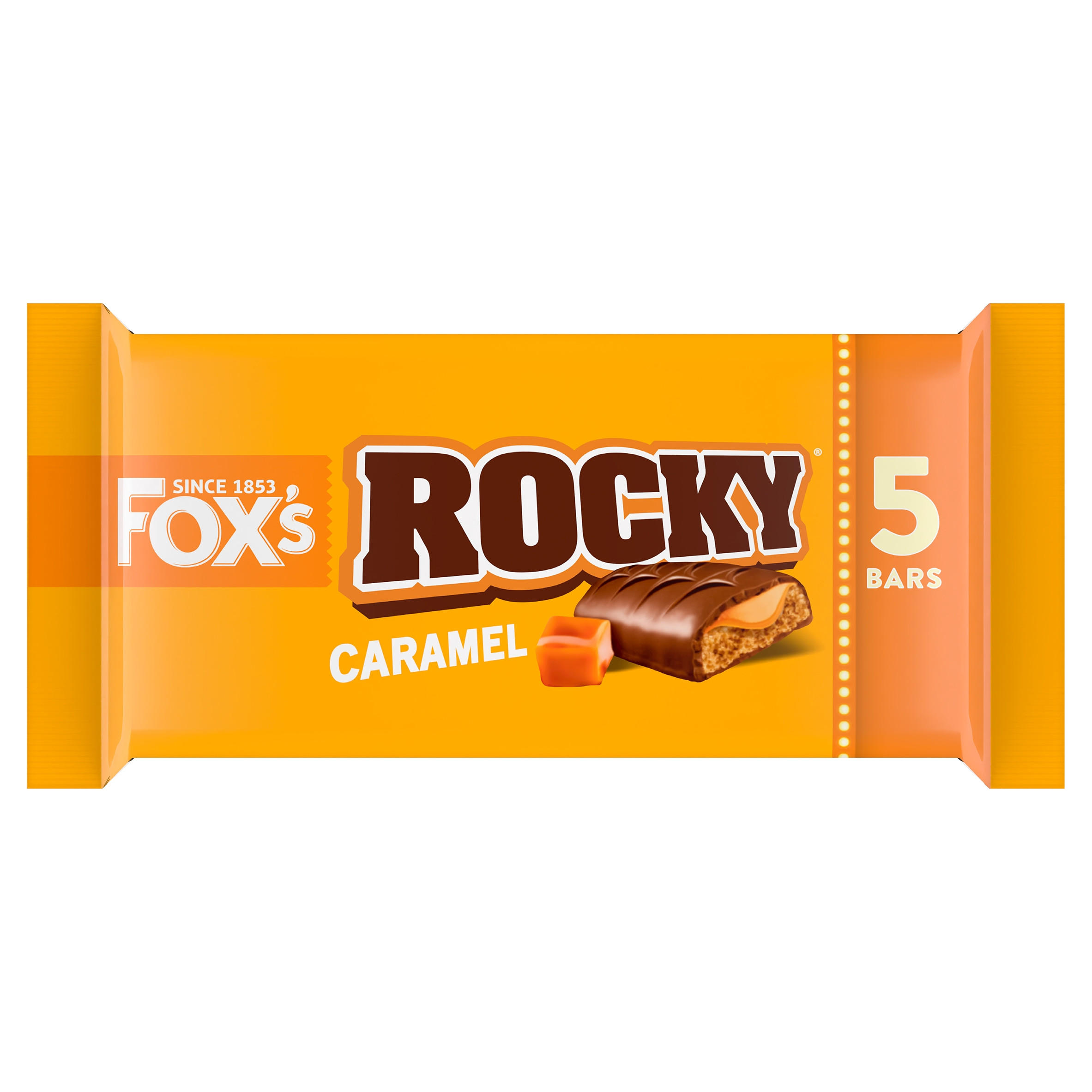 Fox's Rocky Caramel Bars 5 x 19.5g (97.5g)