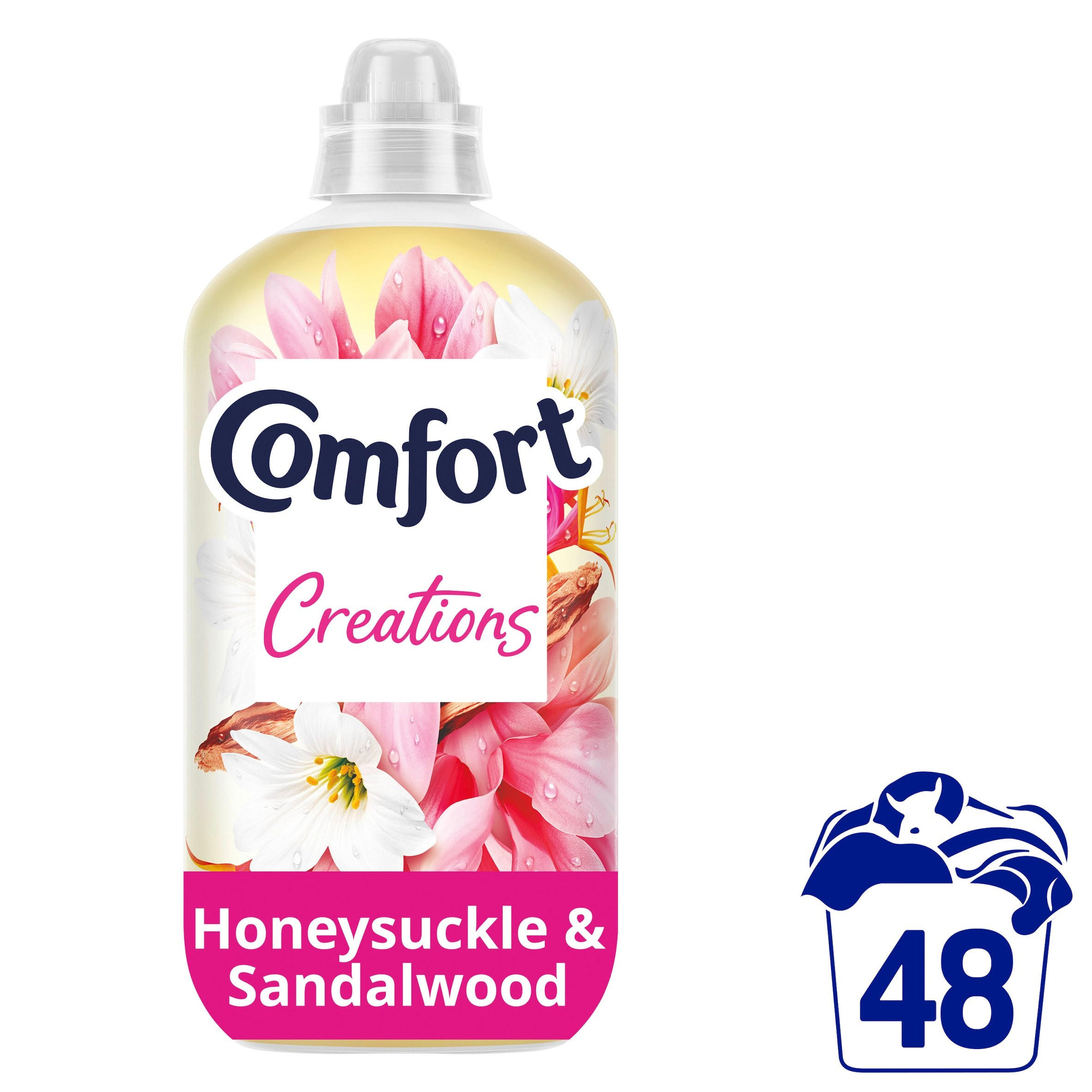 Comfort Perfume Creations Fabric Conditioner Honeysuckle & Sandalwood 48 washes (1.44 L)