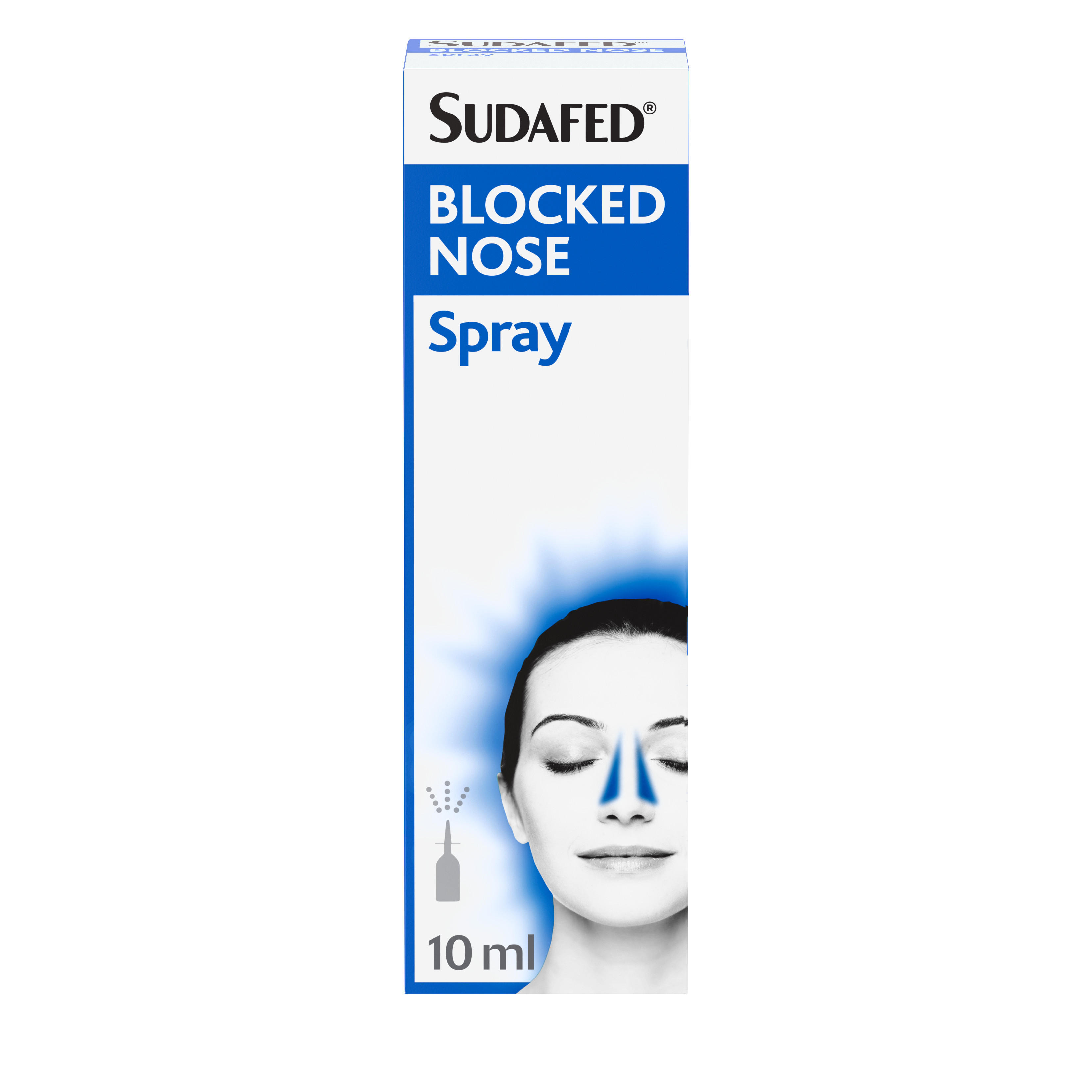 Sudafed Blocked Nose Spray 10ml
