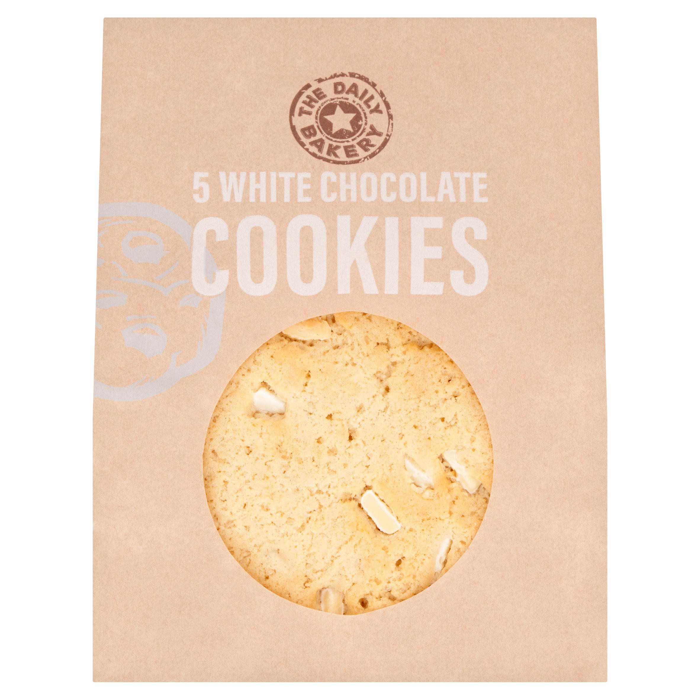 The Daily Bakery 5pk White Chocolate Cookies