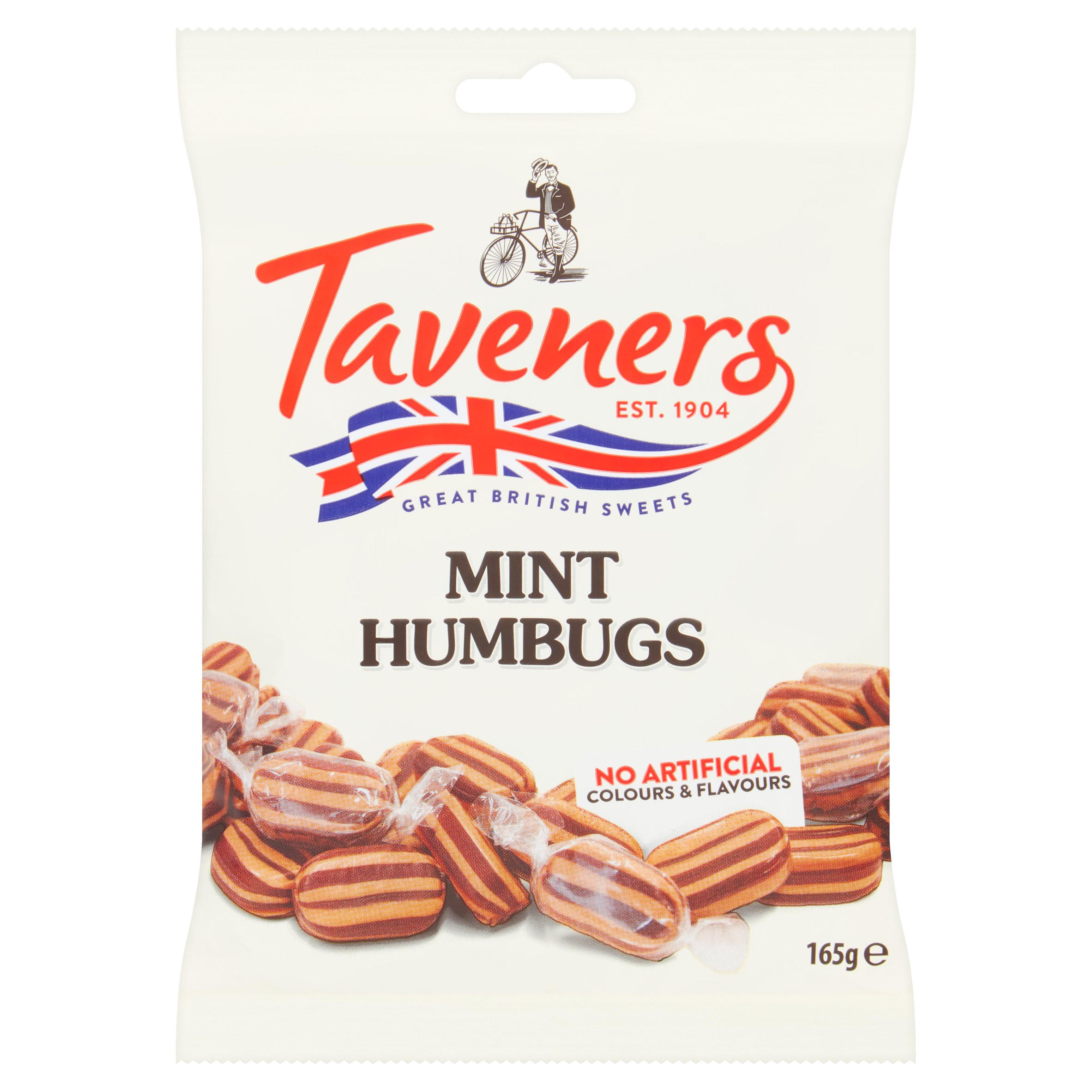 Taveners Mint Humbugs 165g