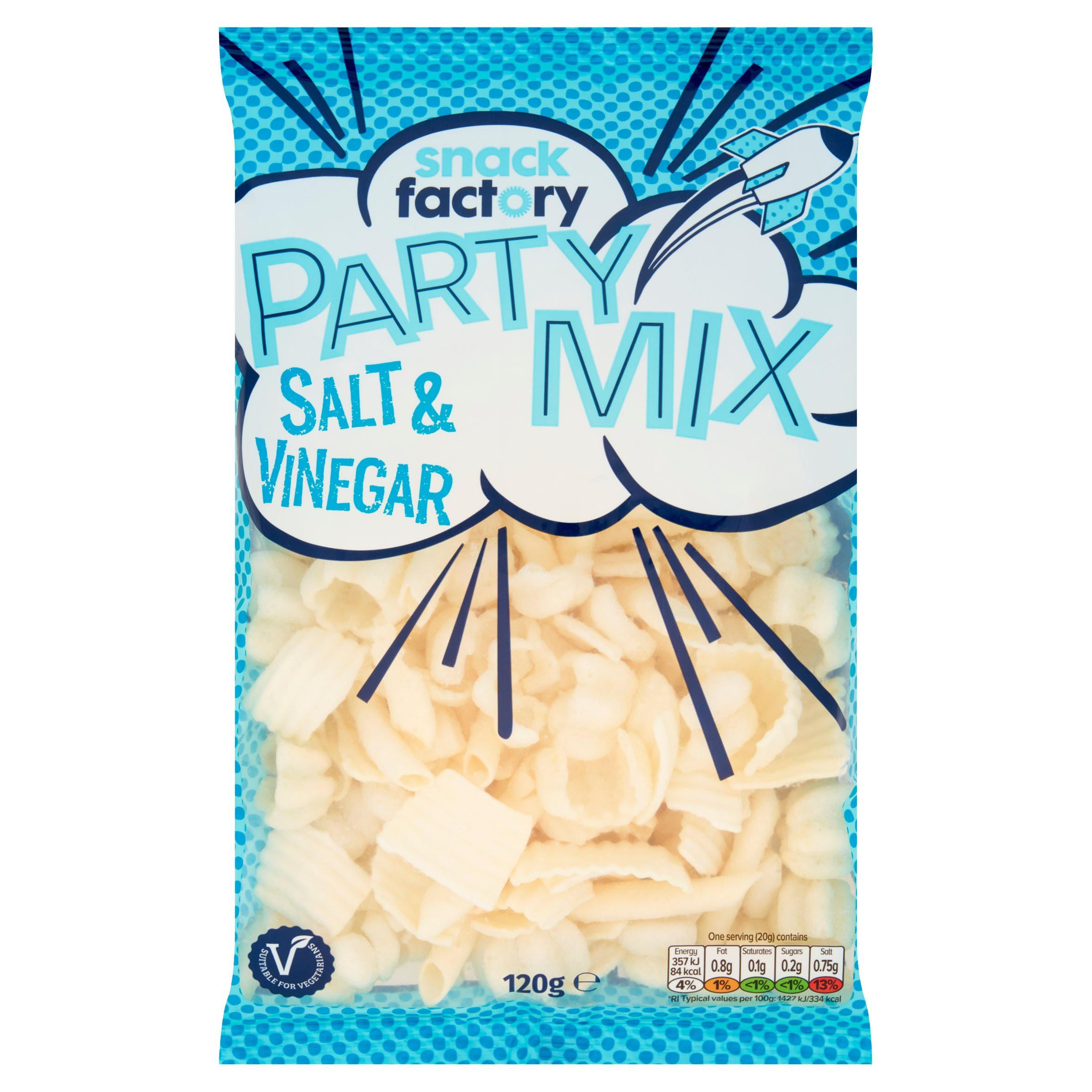 Snack Factory Party Mix Salt & Vinegar 120g