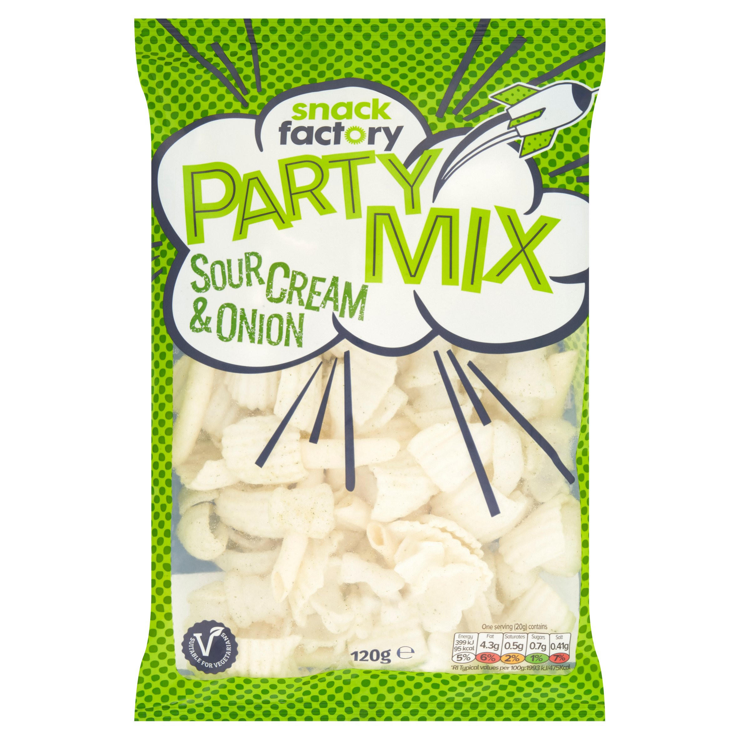 Snack Factory Sour Cream & Onion Party Mix 120g