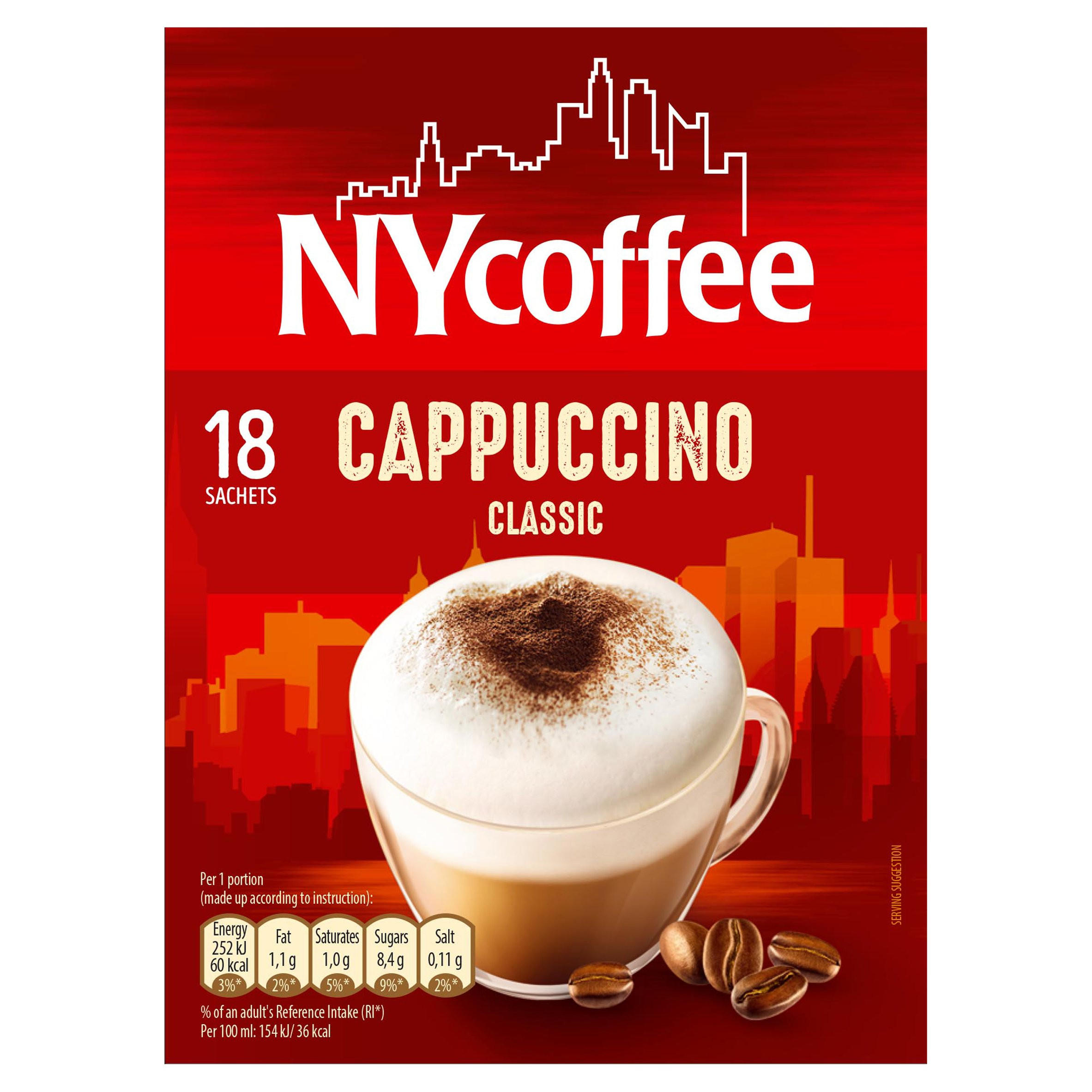 NYCoffee Cappuccino Classic 18 x 14g (252g)