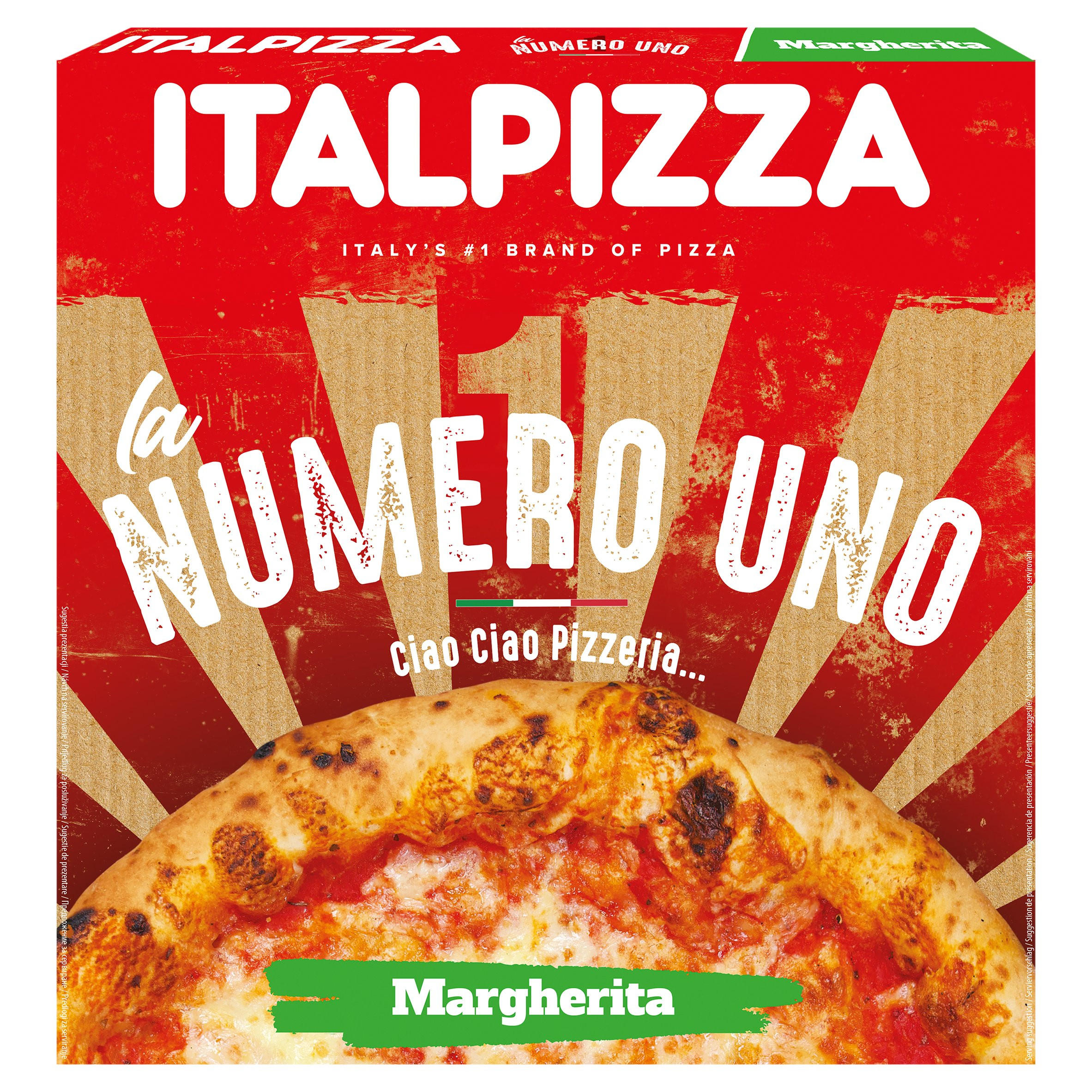 Italpizza La Numero Uno Margherita Pizza 410g