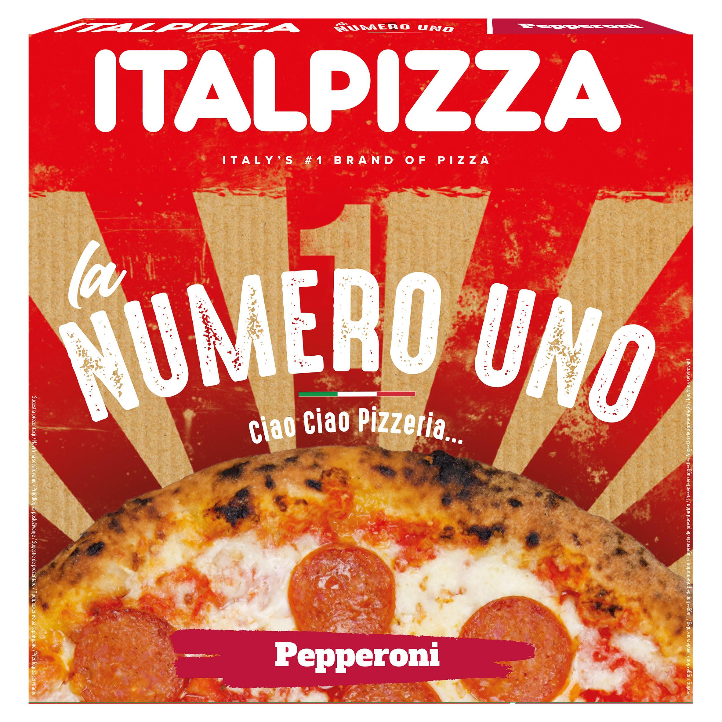 Italpizza La Numero Uno Pepperoni Pizza 410g