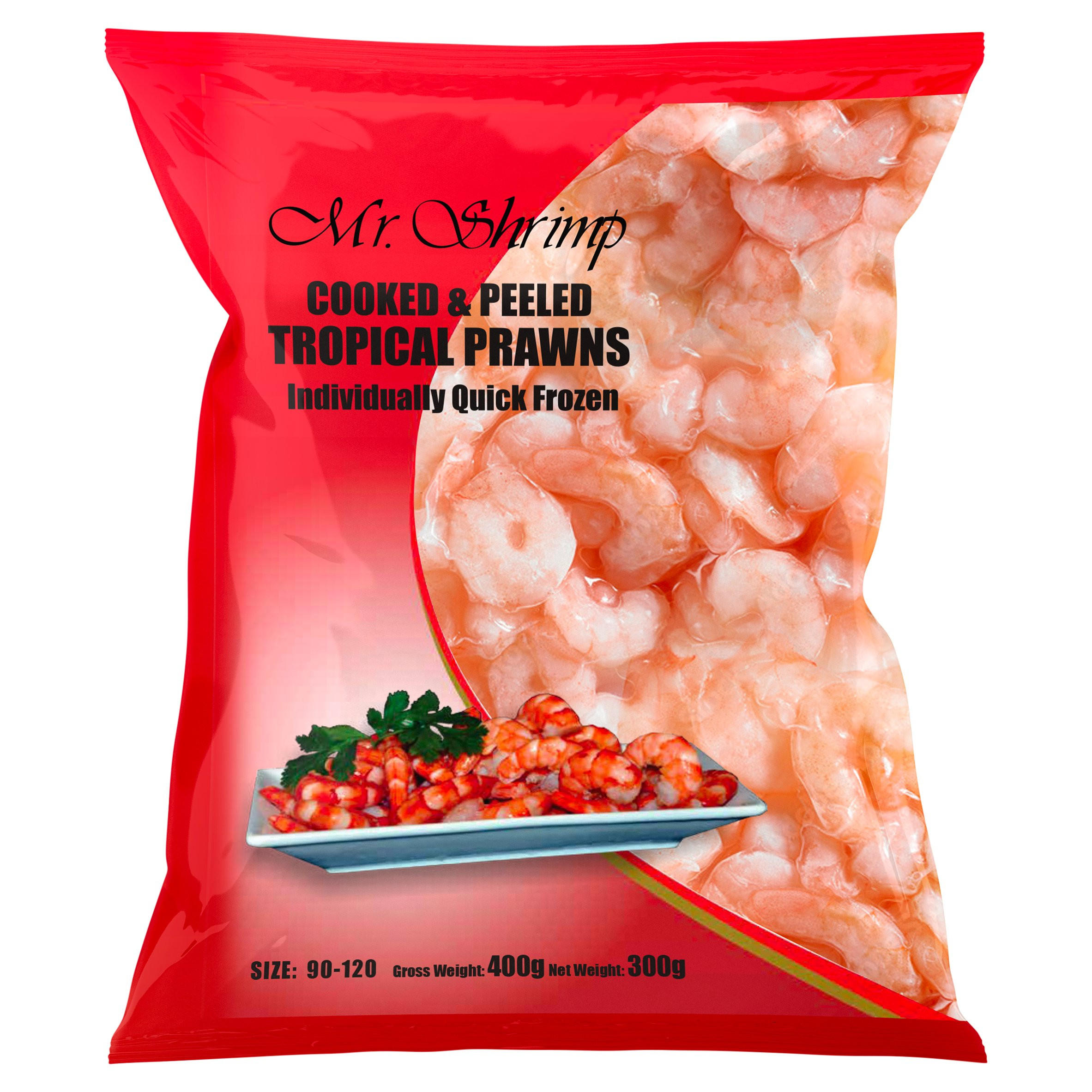 Mr. Shrimp Cooked & Peeled Tropical Prawns 300g