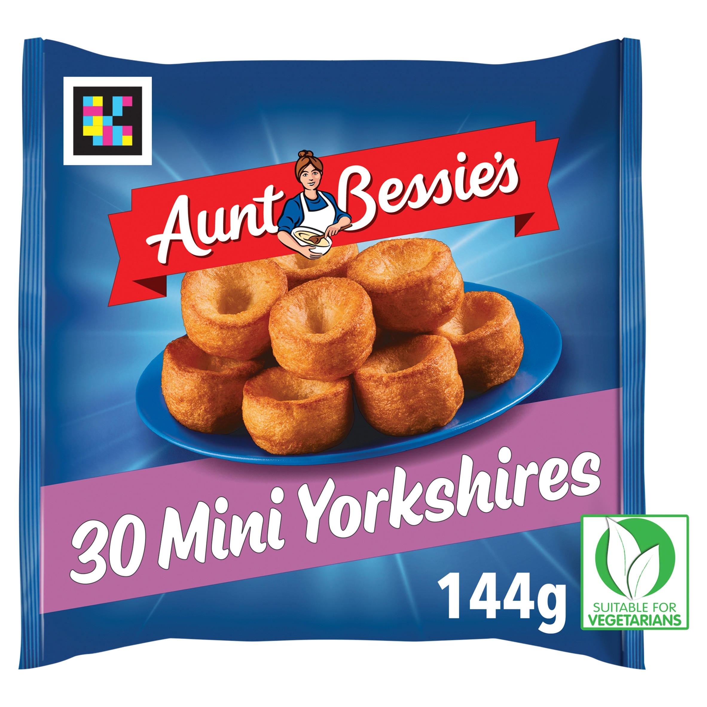 Aunt Bessie’s 30 Mini Golden Yorkshire Puddings 144g