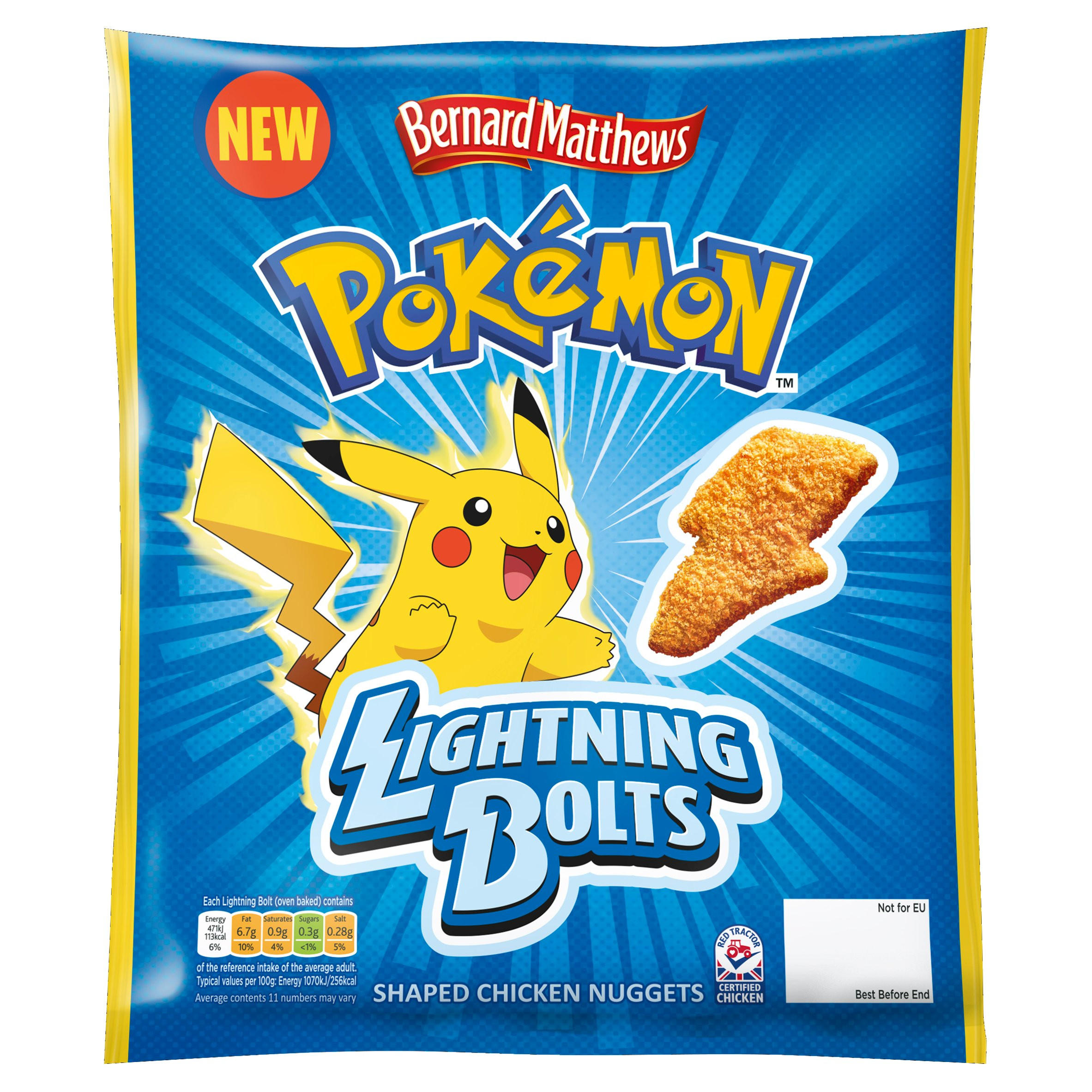 Bernard Matthews Pokemon Lightning Bolts 550g