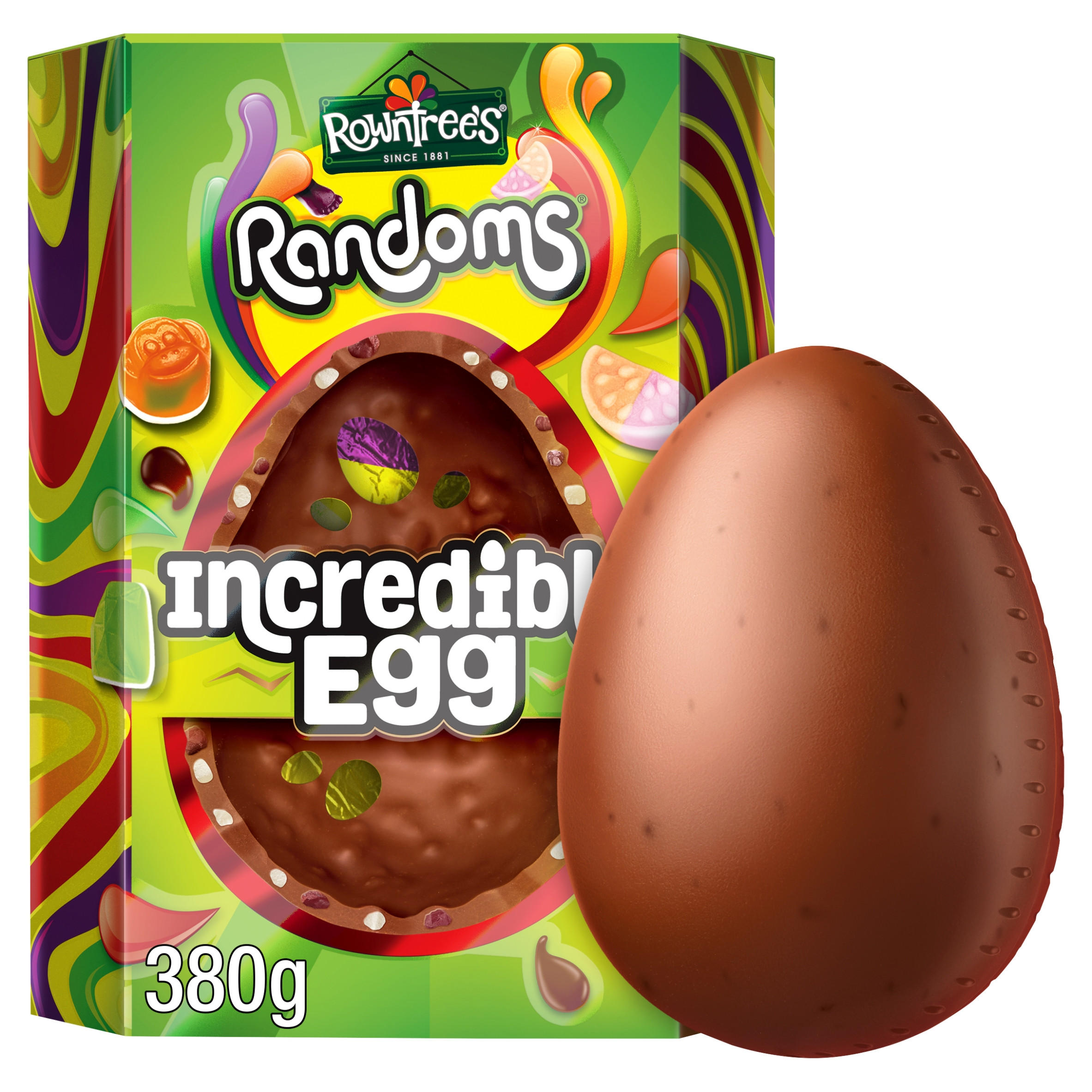 Rowntree's Randoms Milk Chocolate Incredible Easter Egg 380g