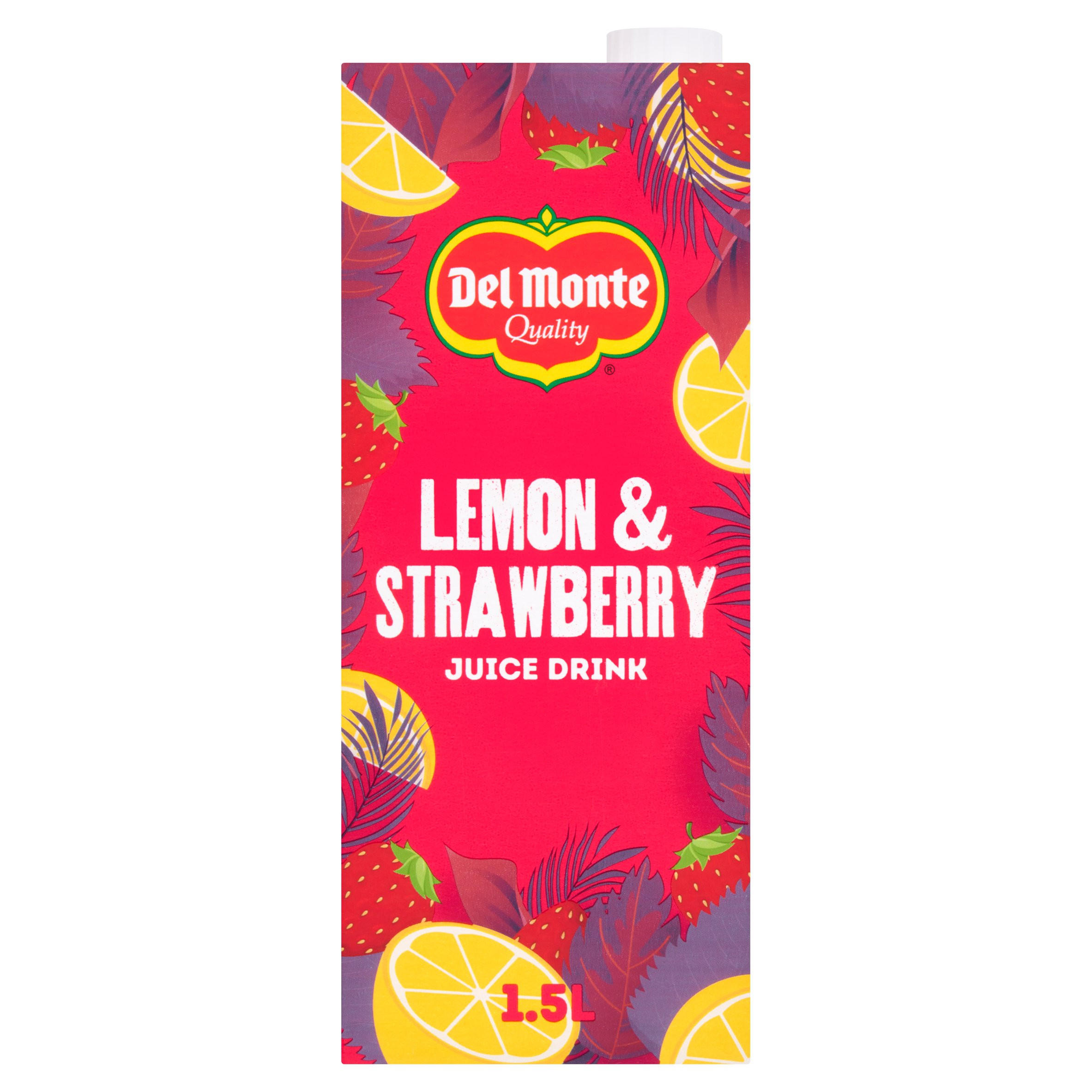 Del Monte Lemon & Strawberry Juice Drink 1.5L