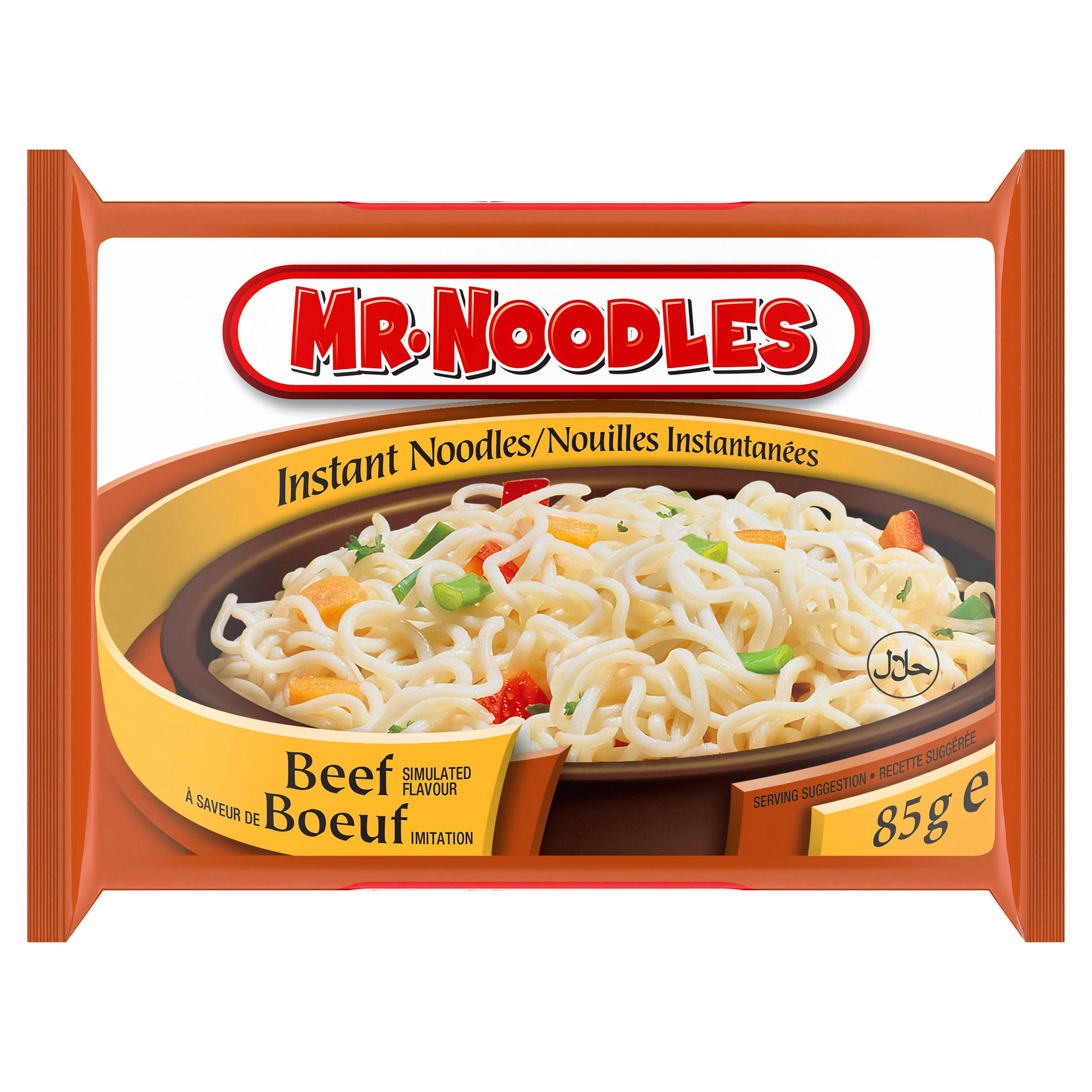 Mr. Noodles Instant Noodles Beef Flavour 85g