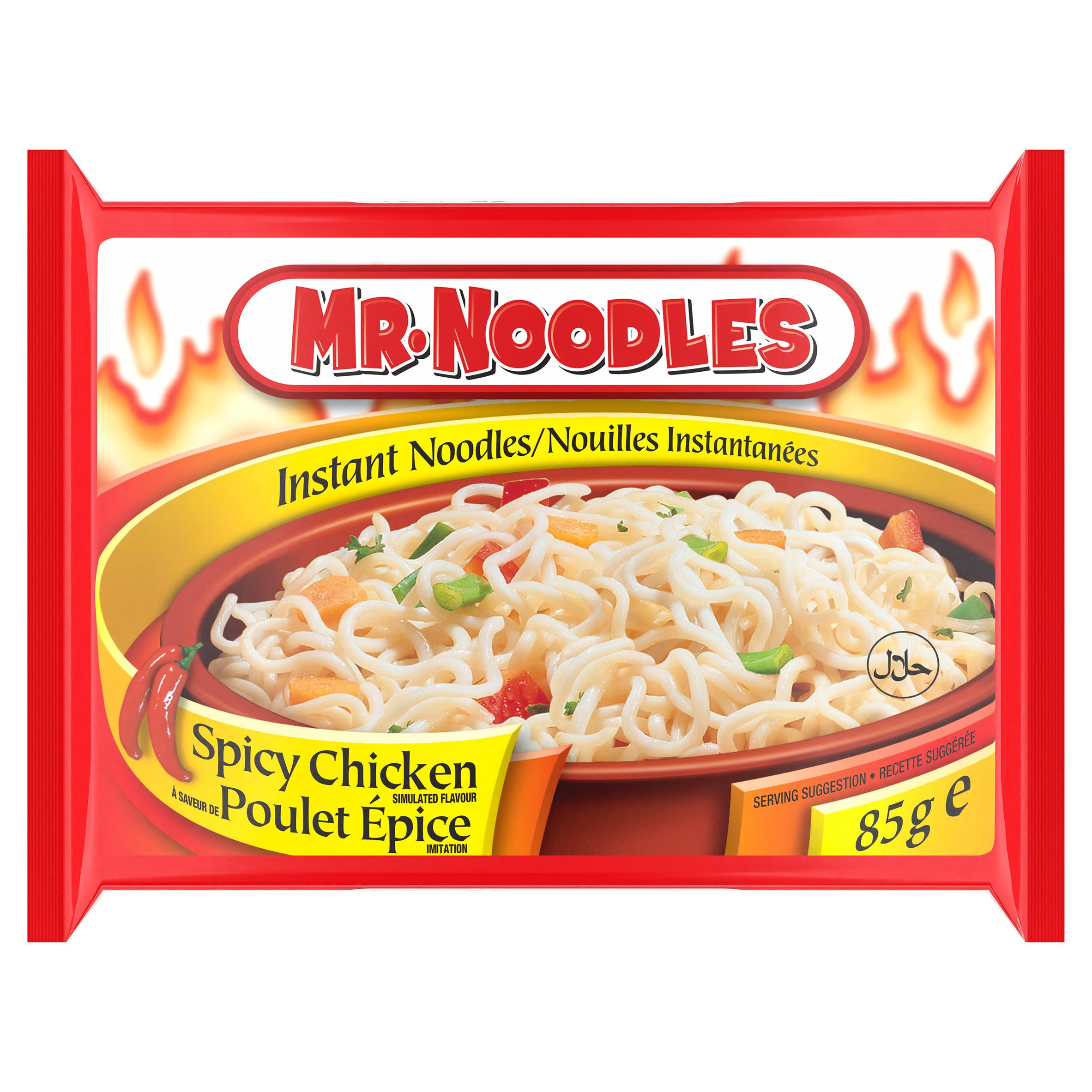 Mr Noodles Instant Noodles Spicy Chicken Flavour 85g