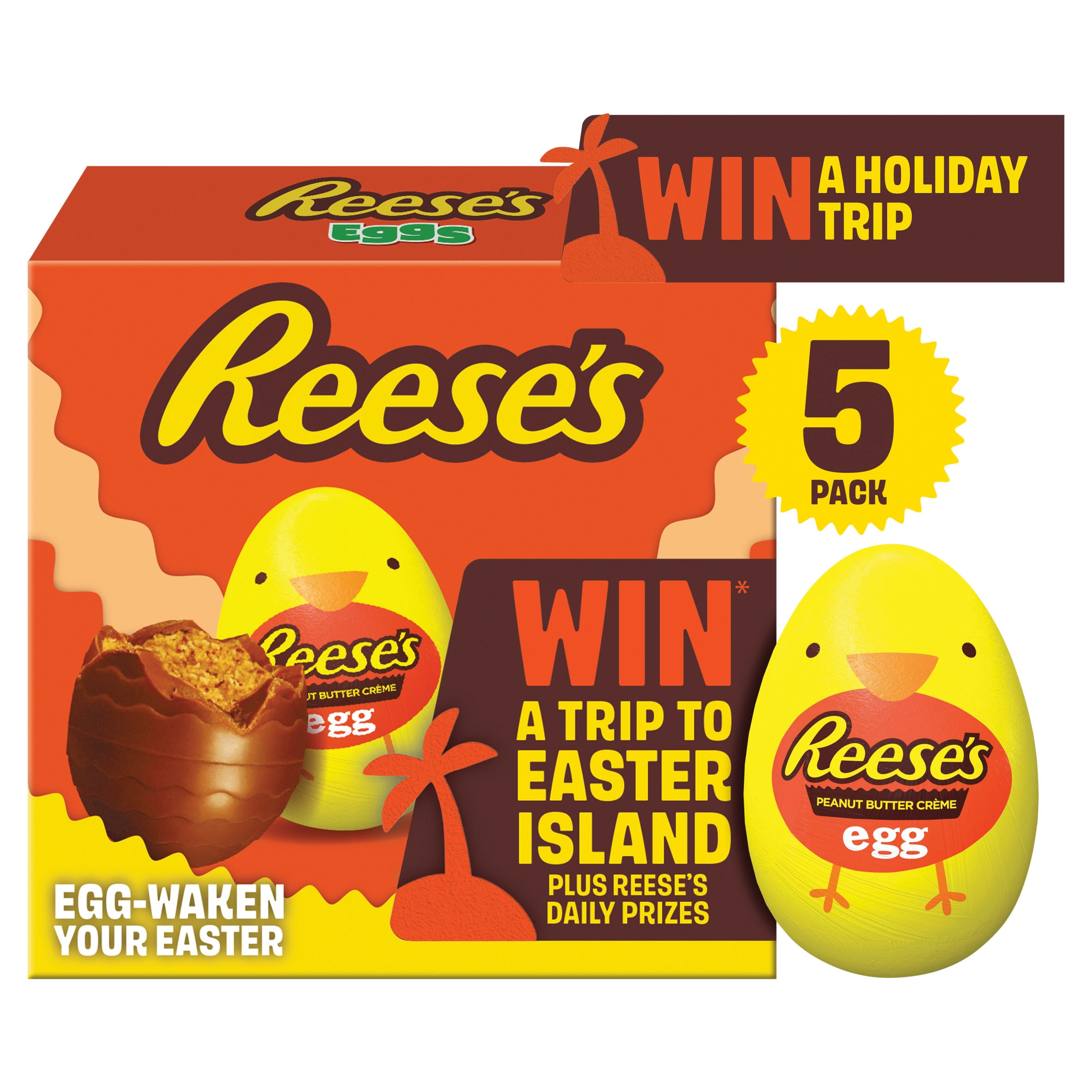 Reese's Peanut Butter Creme Egg 34g x 5 pack (170g)