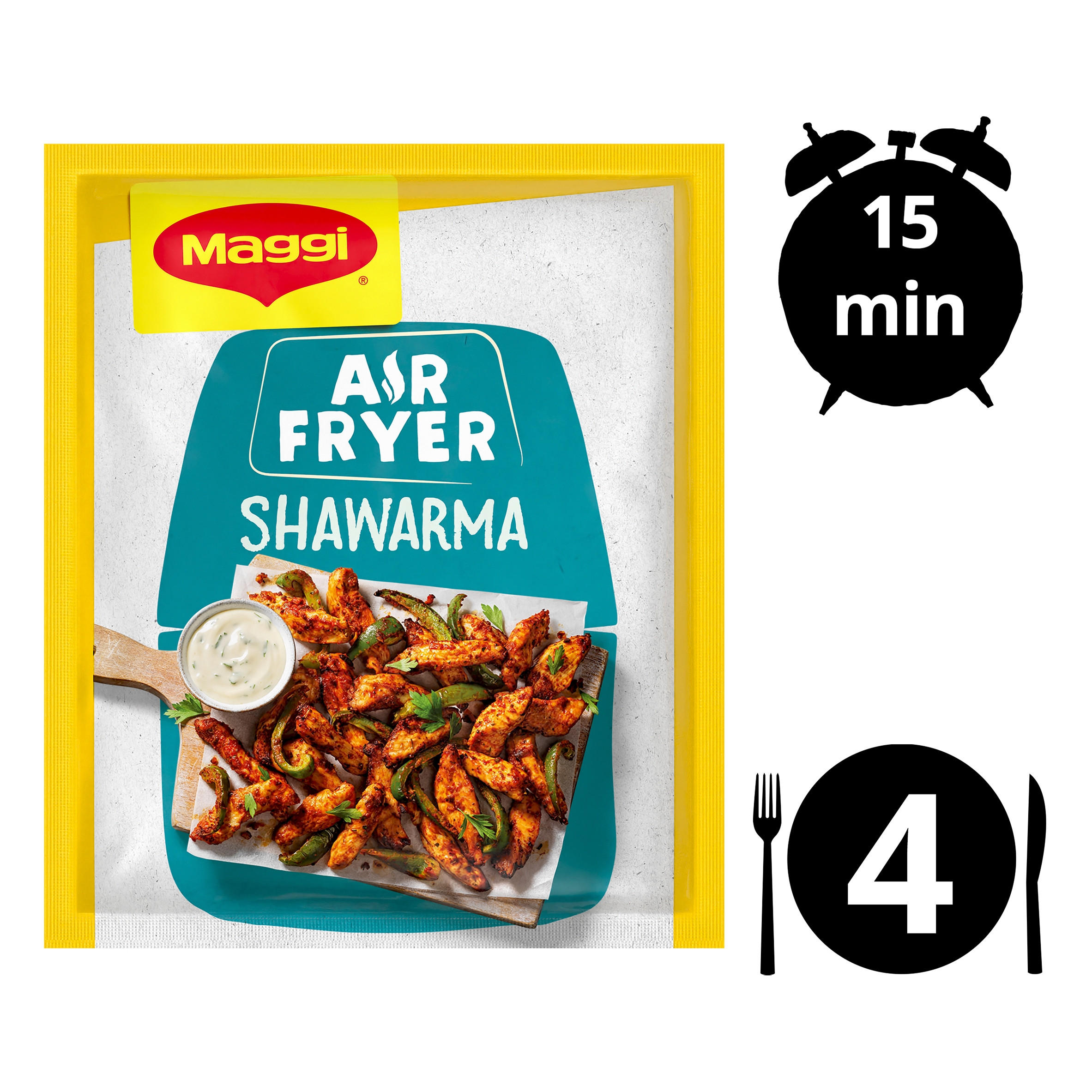 Maggi Air Fryer Shawarma Herbs and Spices Recipe Mix 25g