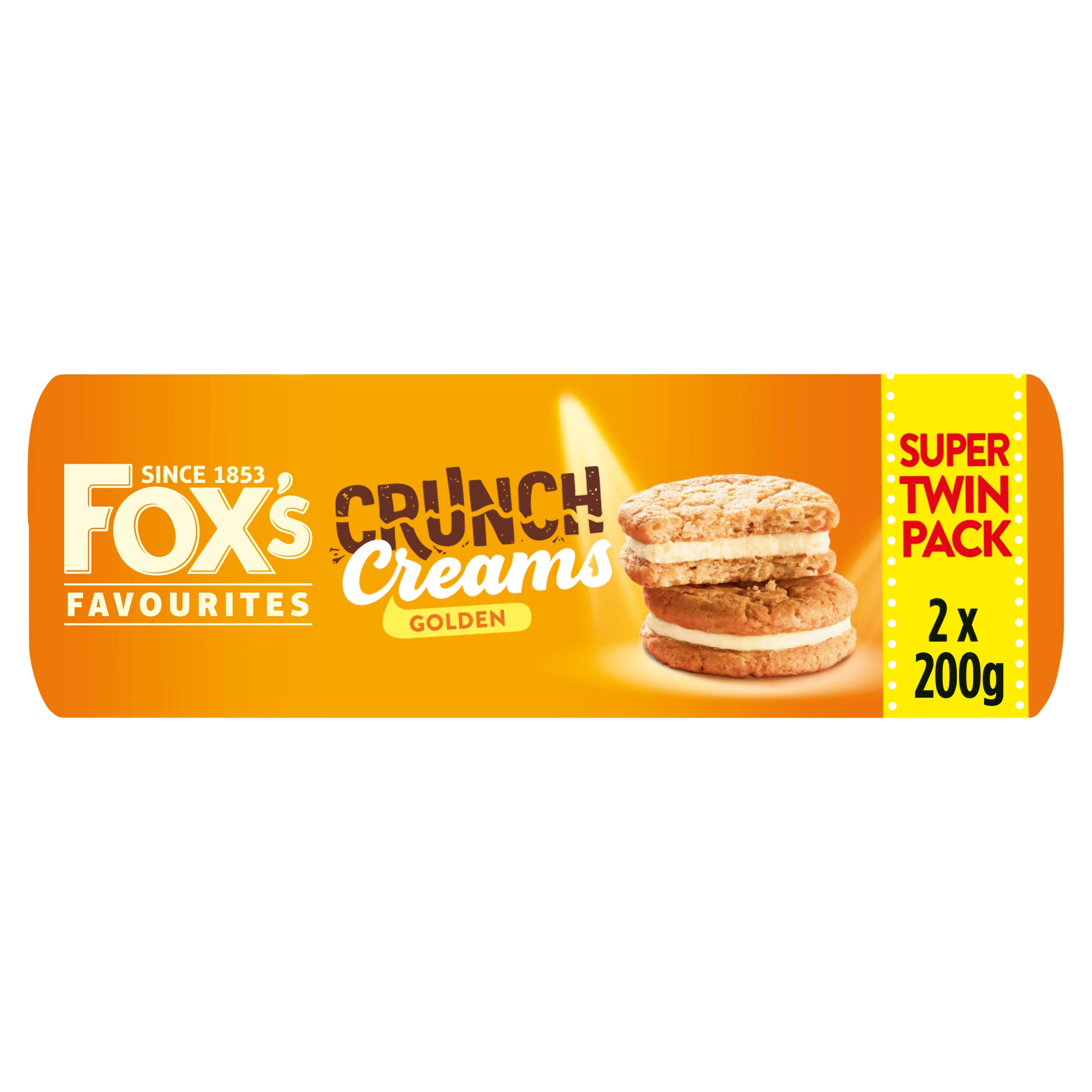 Fox's Favourites Crunch Cream Golden 2 x 200g