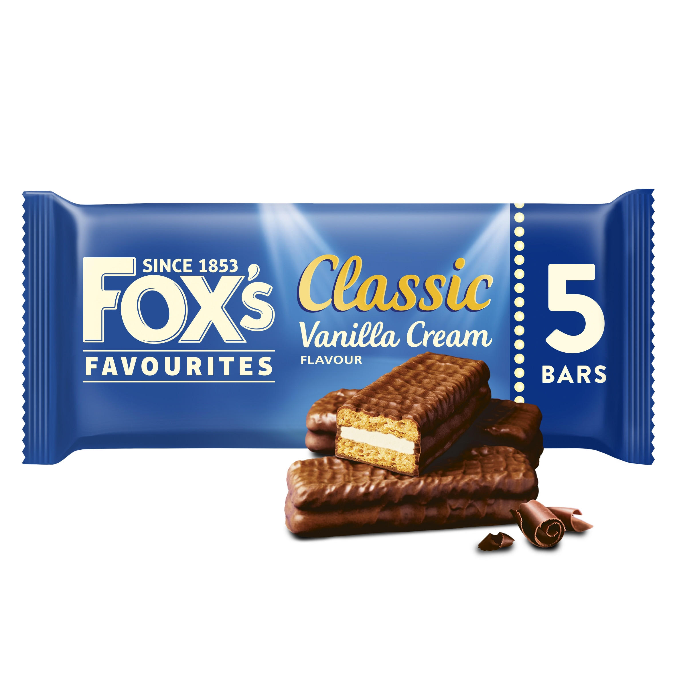 Fox's Classic Vanilla Cream Flavour 5 x 25g (125g)