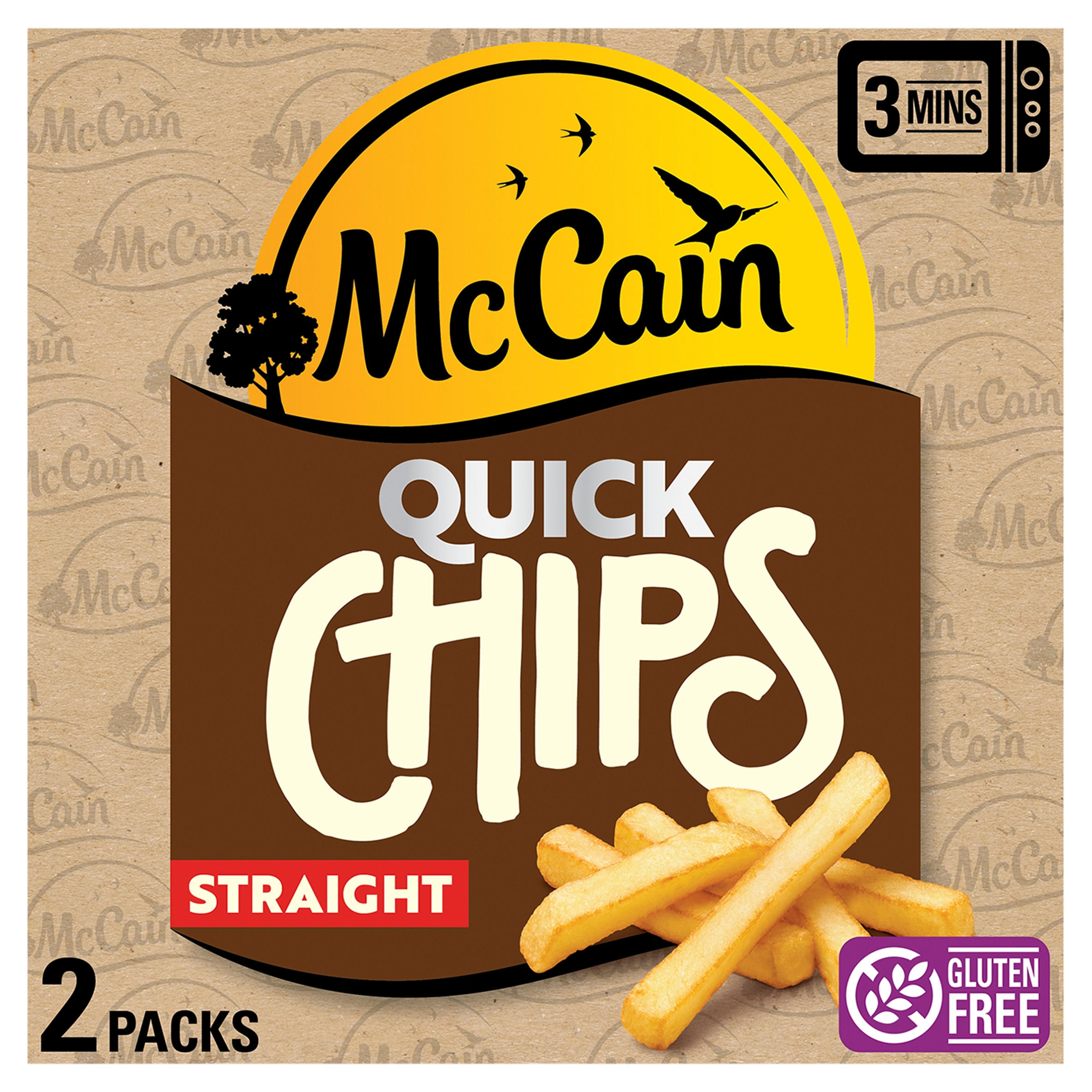 McCain Straight Quick Chips 2 x 100g (200g)