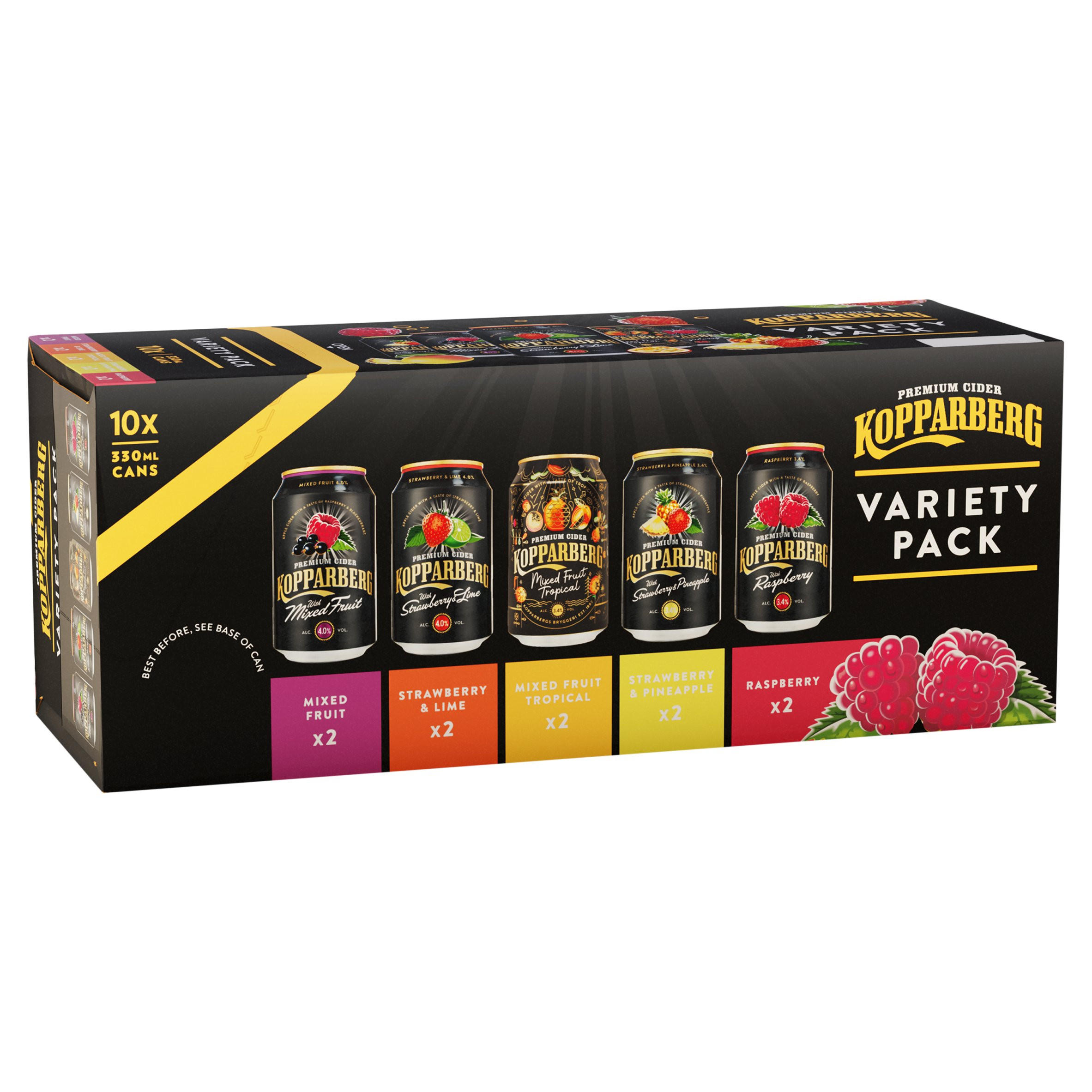 Kopparberg Premium Cider Variety Pack 10 x 330ml