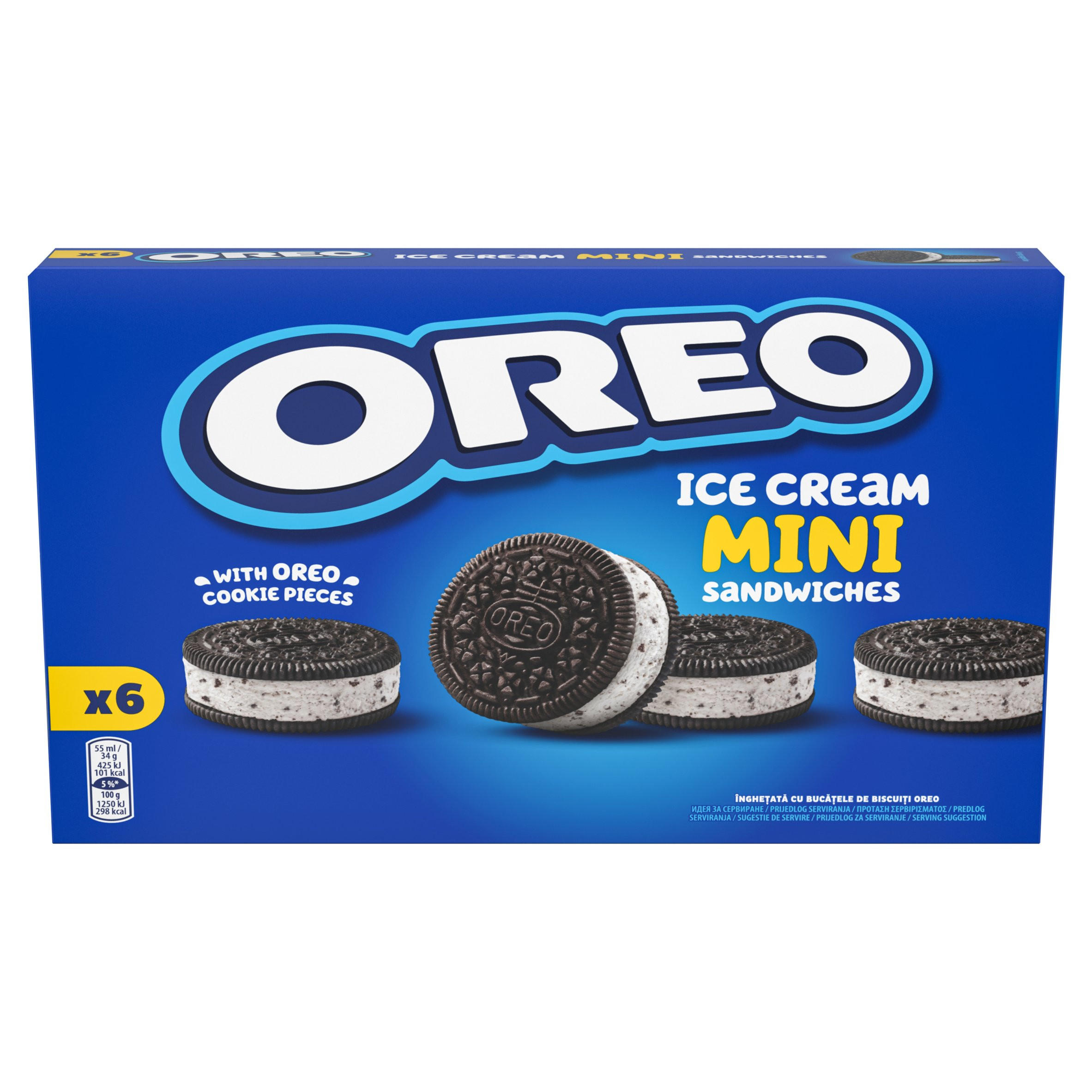 Oreo Mini Ice Cream Sandwich 6x55ml