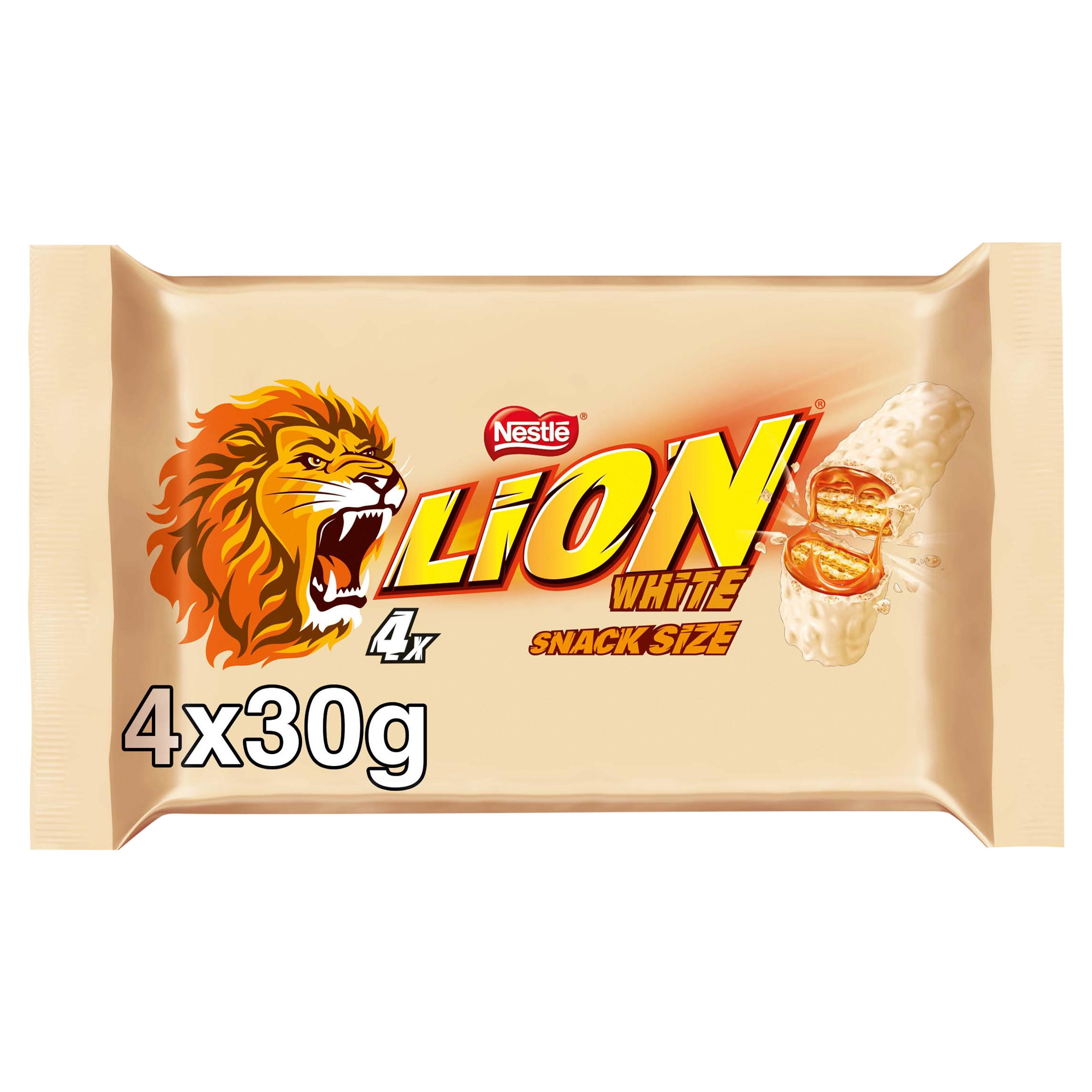 Lion White Snack Size Multipack 30g 4 Pack