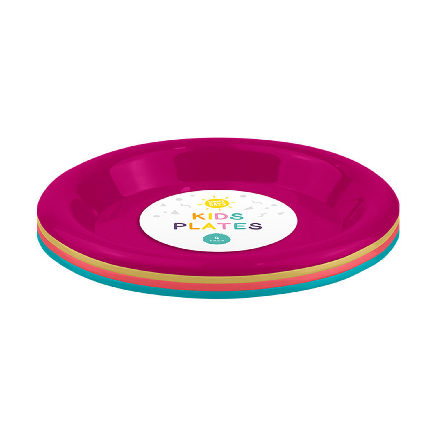Kids Plates 4pk