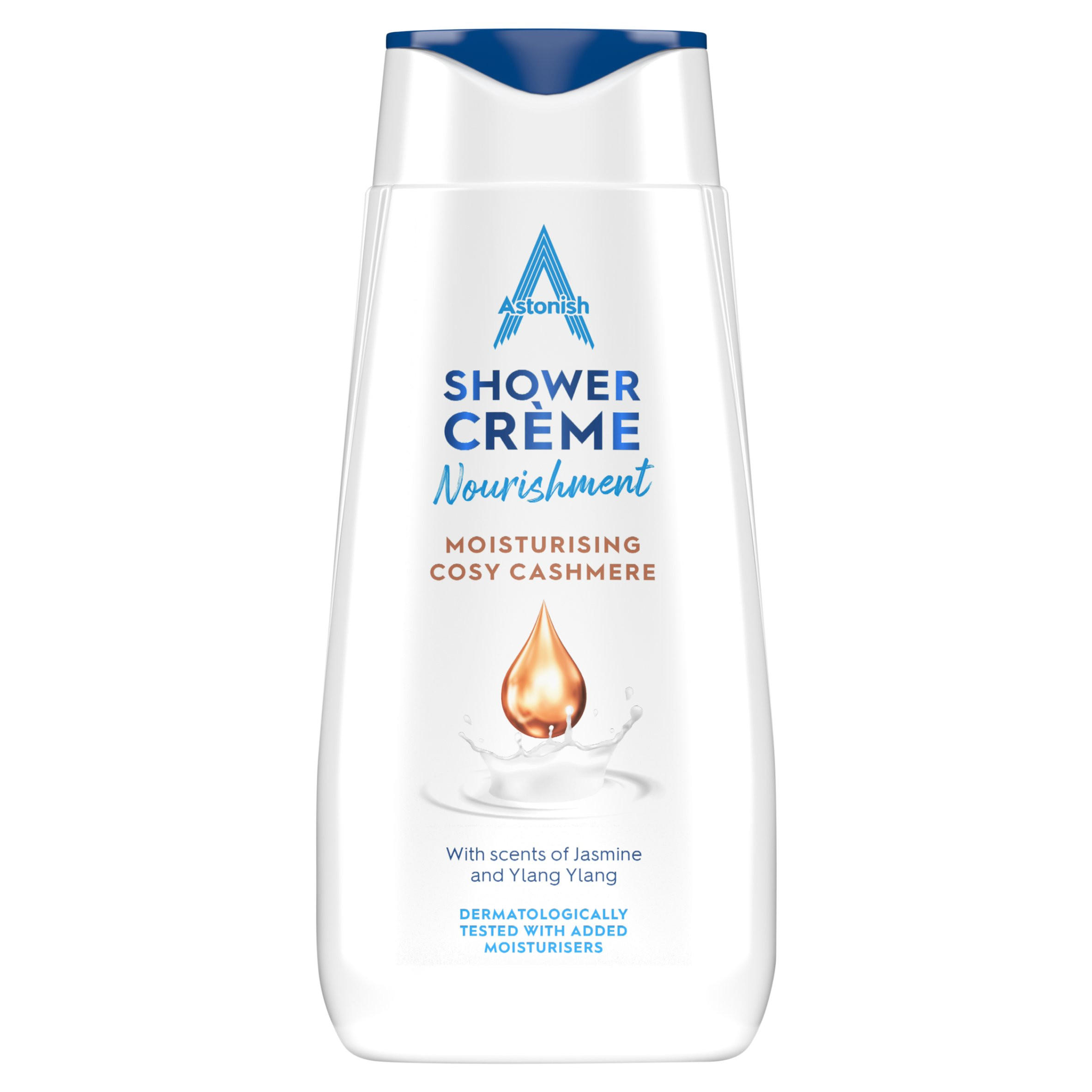 Astonish Shower Crème Nourishment Moisturising Cosy Cashmere 400ml