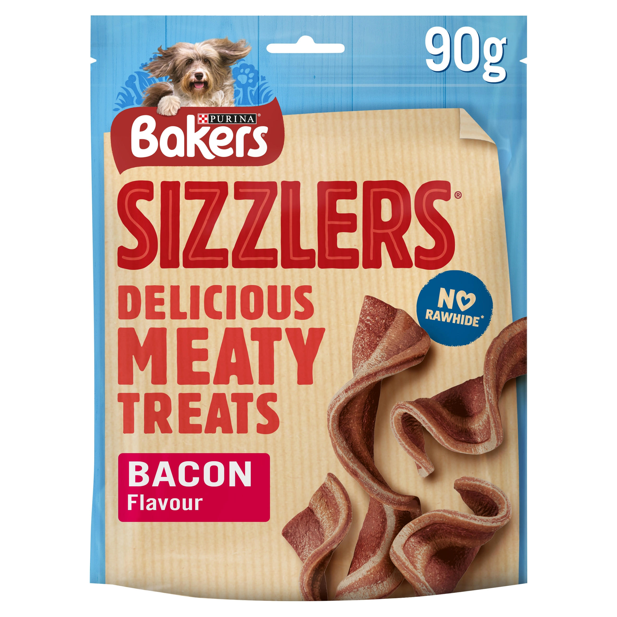 BAKERS Sizzlers Bacon Dog Treats 90g