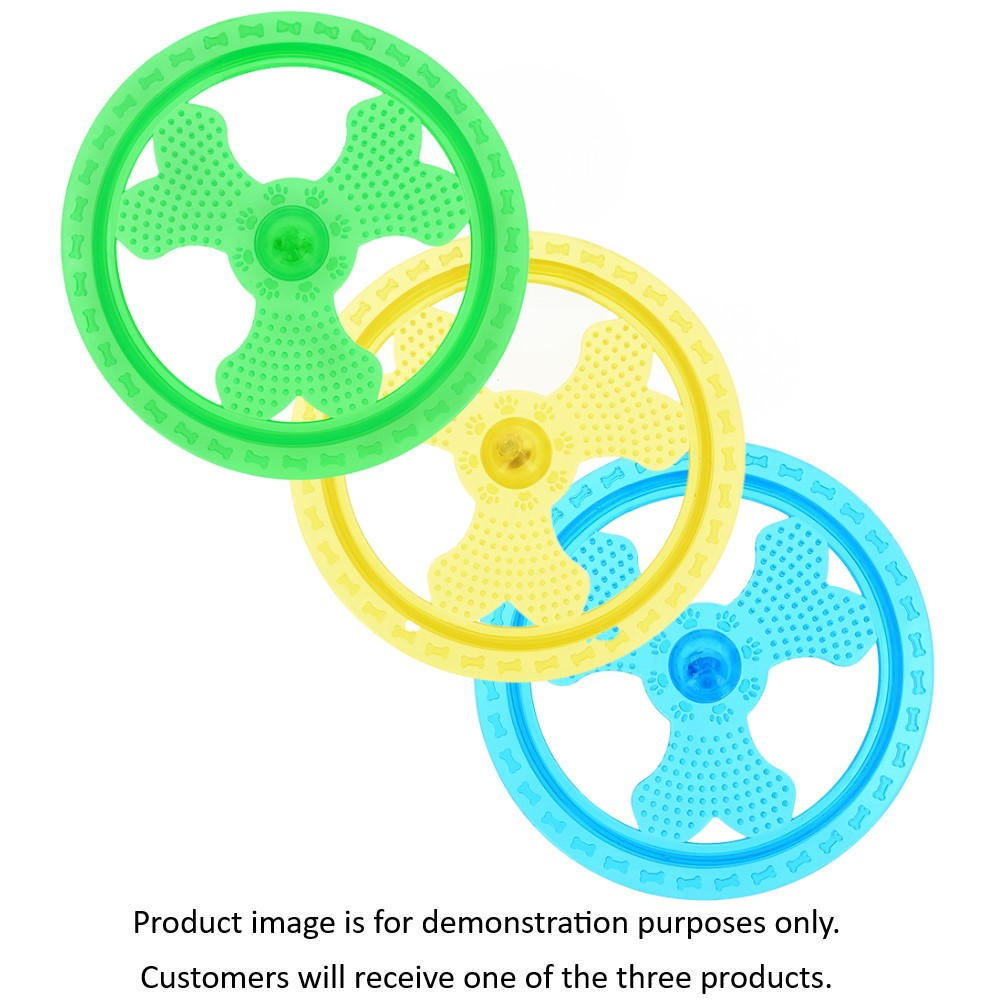 My Pawfect Friend Flashing Flying Disc Dog Toy