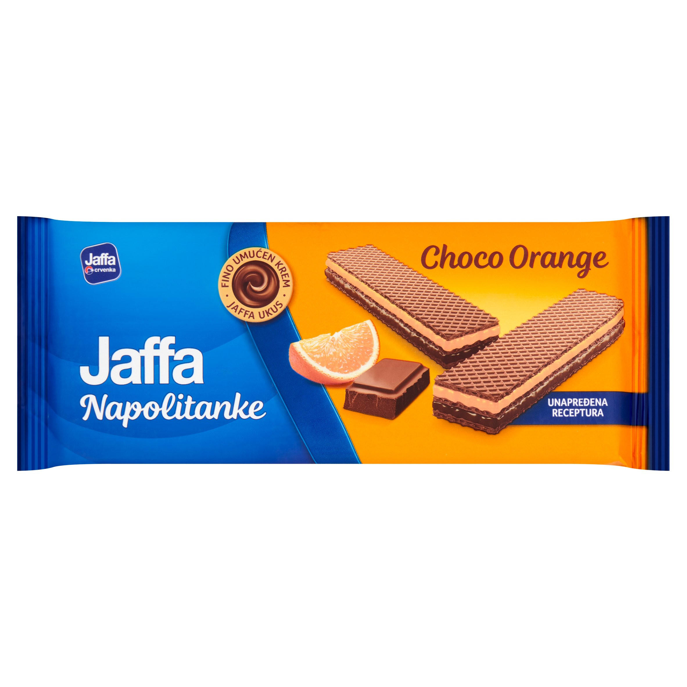 Jaffa Napolitanke Choco Orange Wafer Biscuits 160g