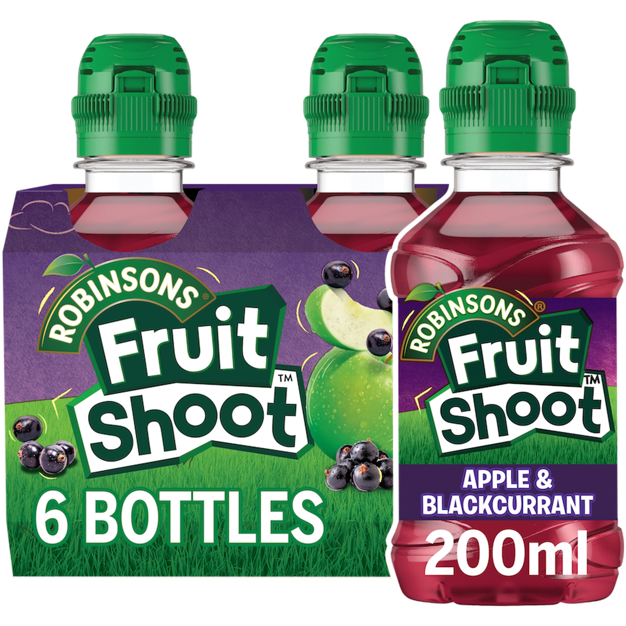 Fruit Shoot Apple & Blackcurrant Kids Juice Drink 6 x 200ml