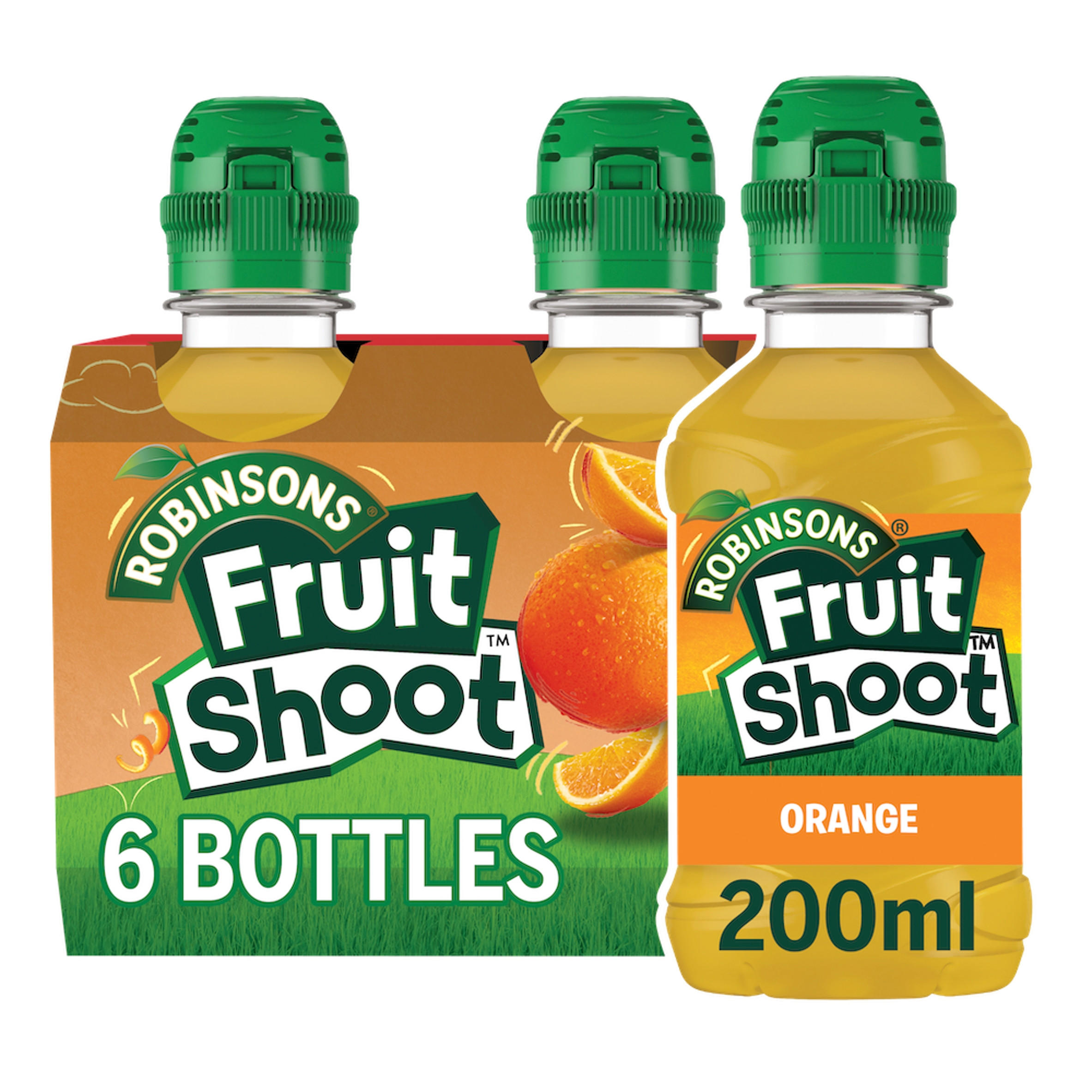 Fruit Shoot Orange Kids Juice Drink 6 x 200ml