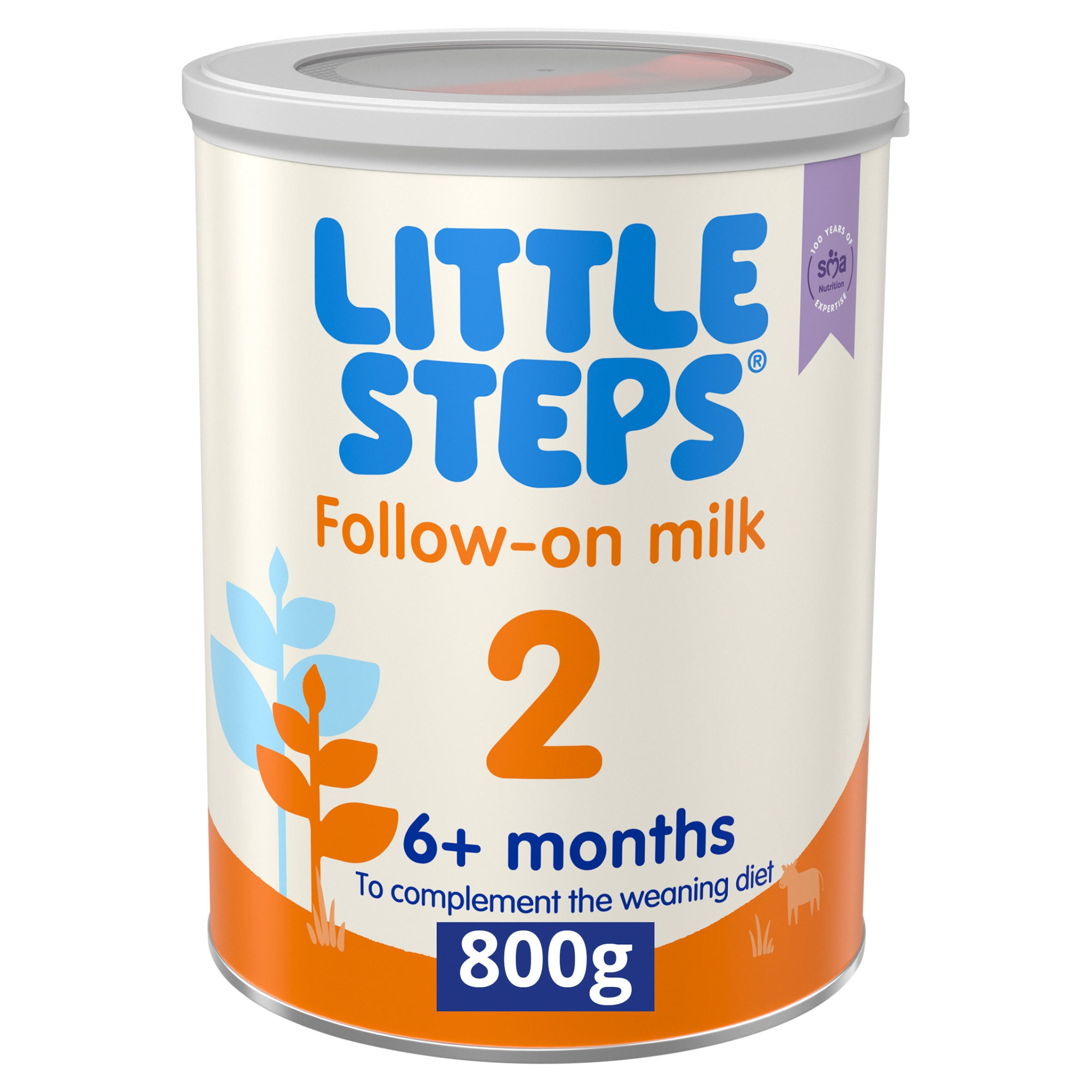 LITTLE STEPS® Stage 2 Follow-on Baby Milk Formula Powder From 6-12 Months 800g