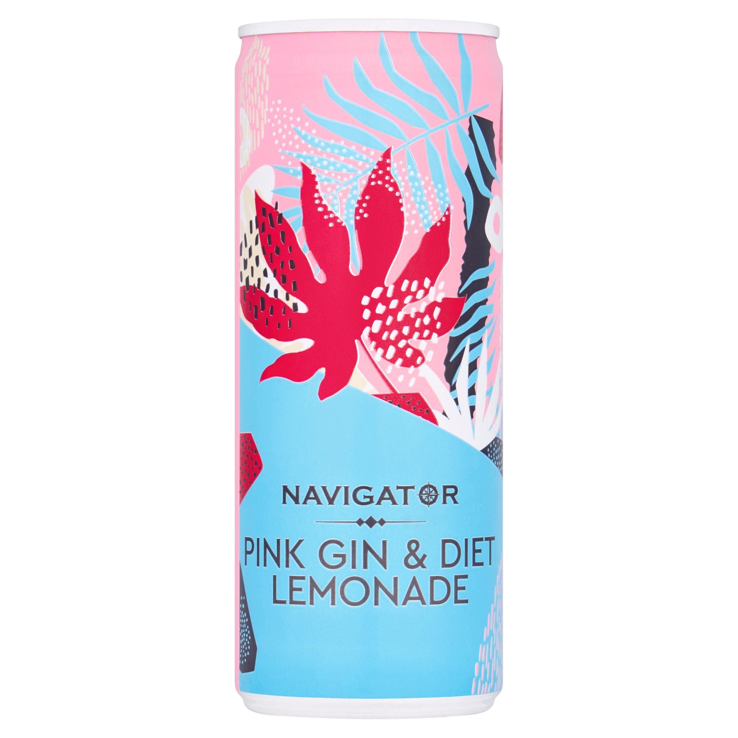 Navigator Pink Gin & Diet Lemonade 250ml
