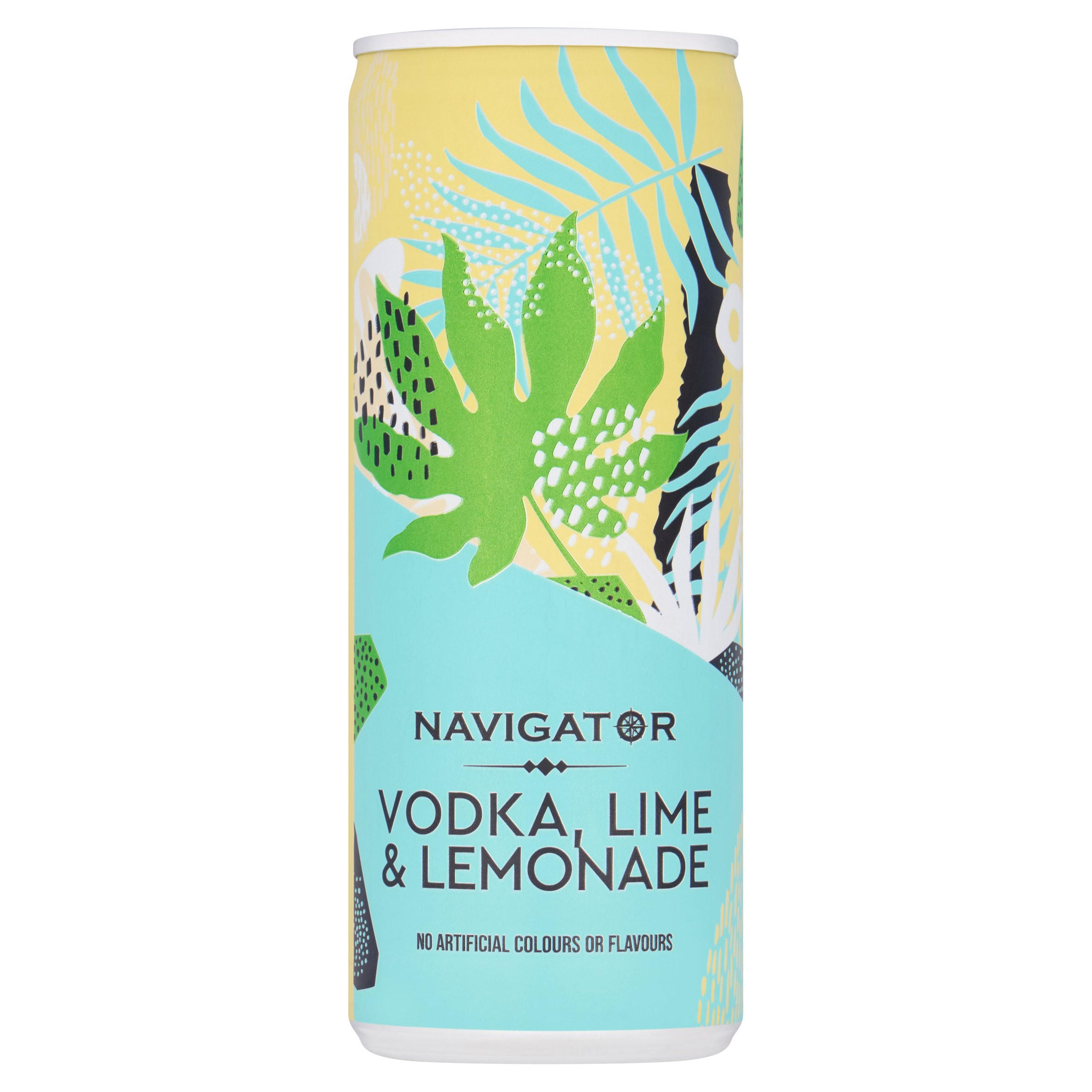 Navigator Vodka, Lime & Lemonade 250ml