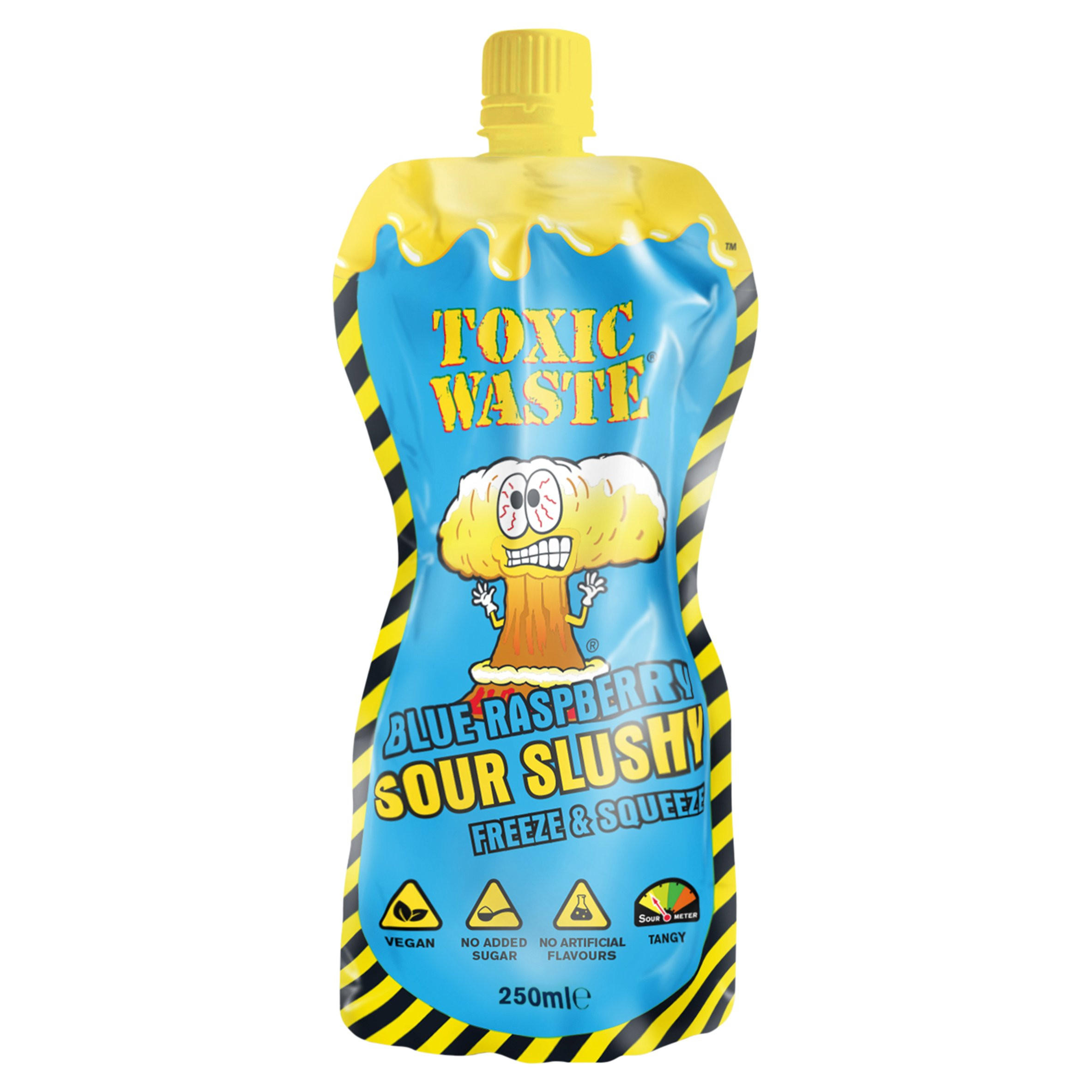 Toxic Waste Blue Raspberry Sour Slushy 250ml