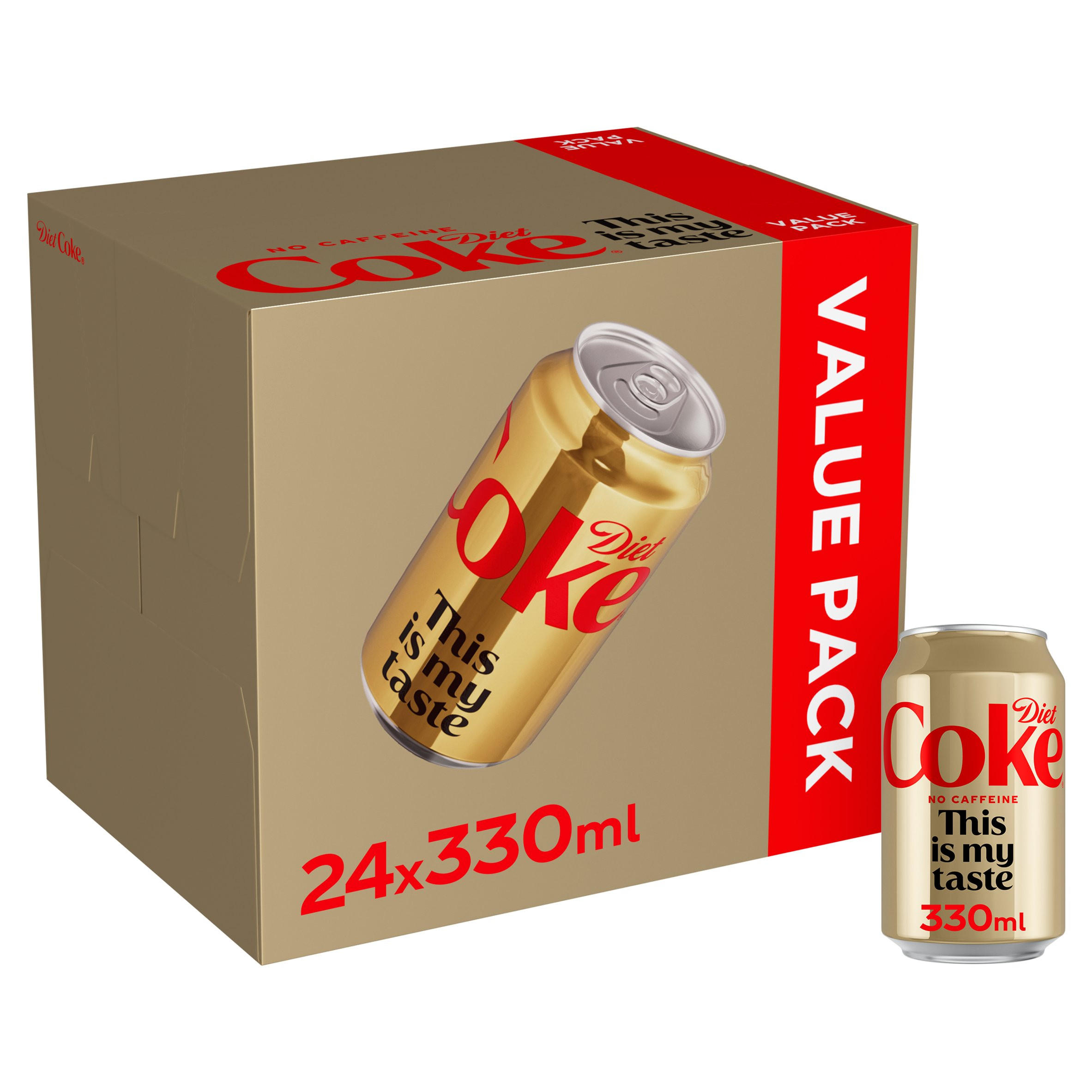 Diet Coke No Caffeine 24 x 330ml